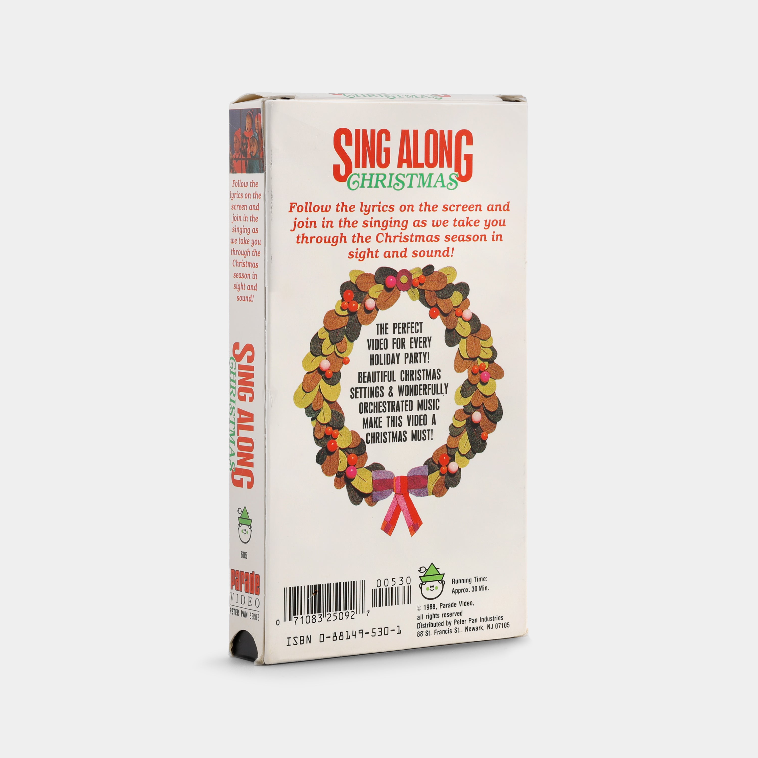 Sing Along Christmas VHS Tape