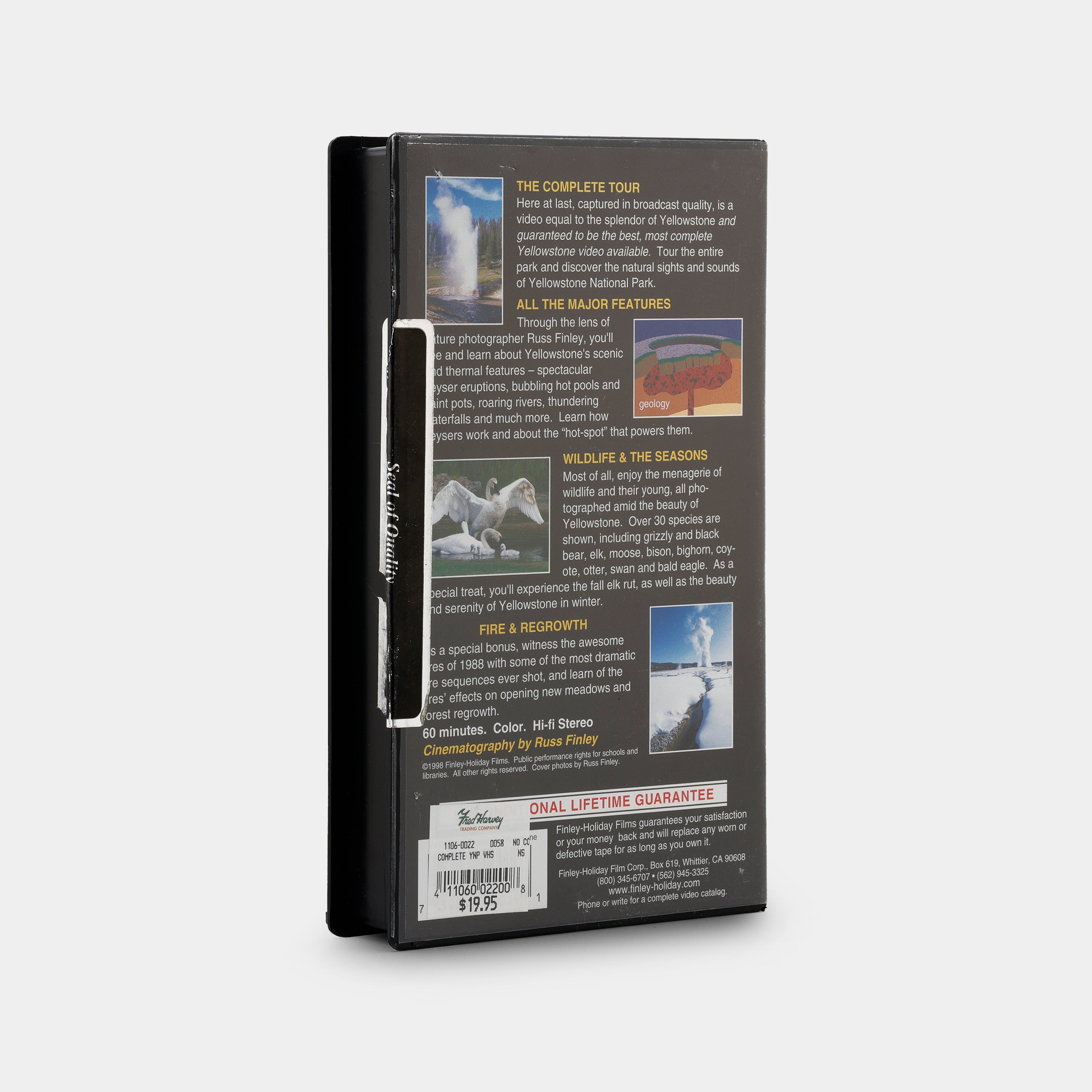 The Complete Yellowstone VHS Tape
