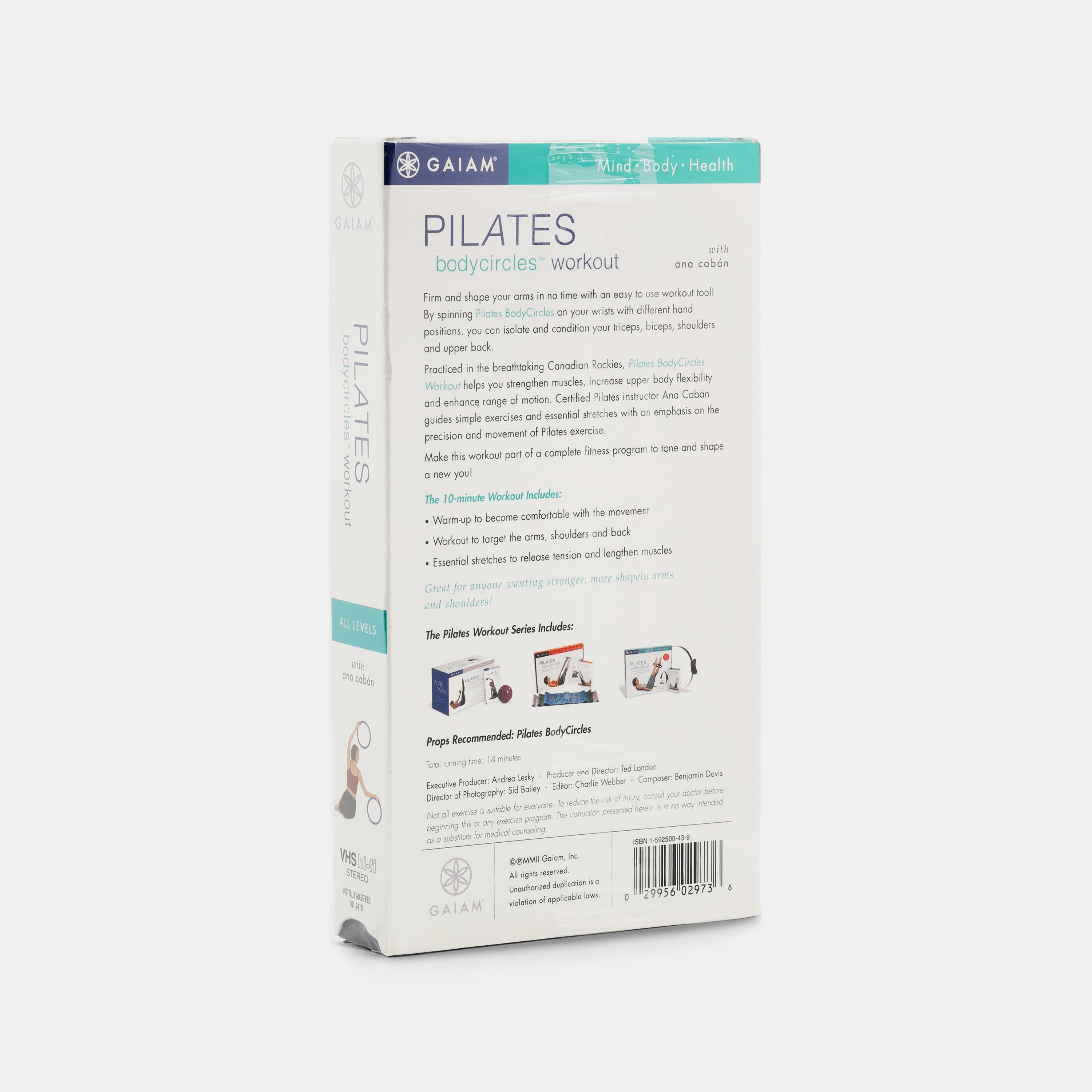 Pilates Bodycircles Workout (Sealed) VHS Tape