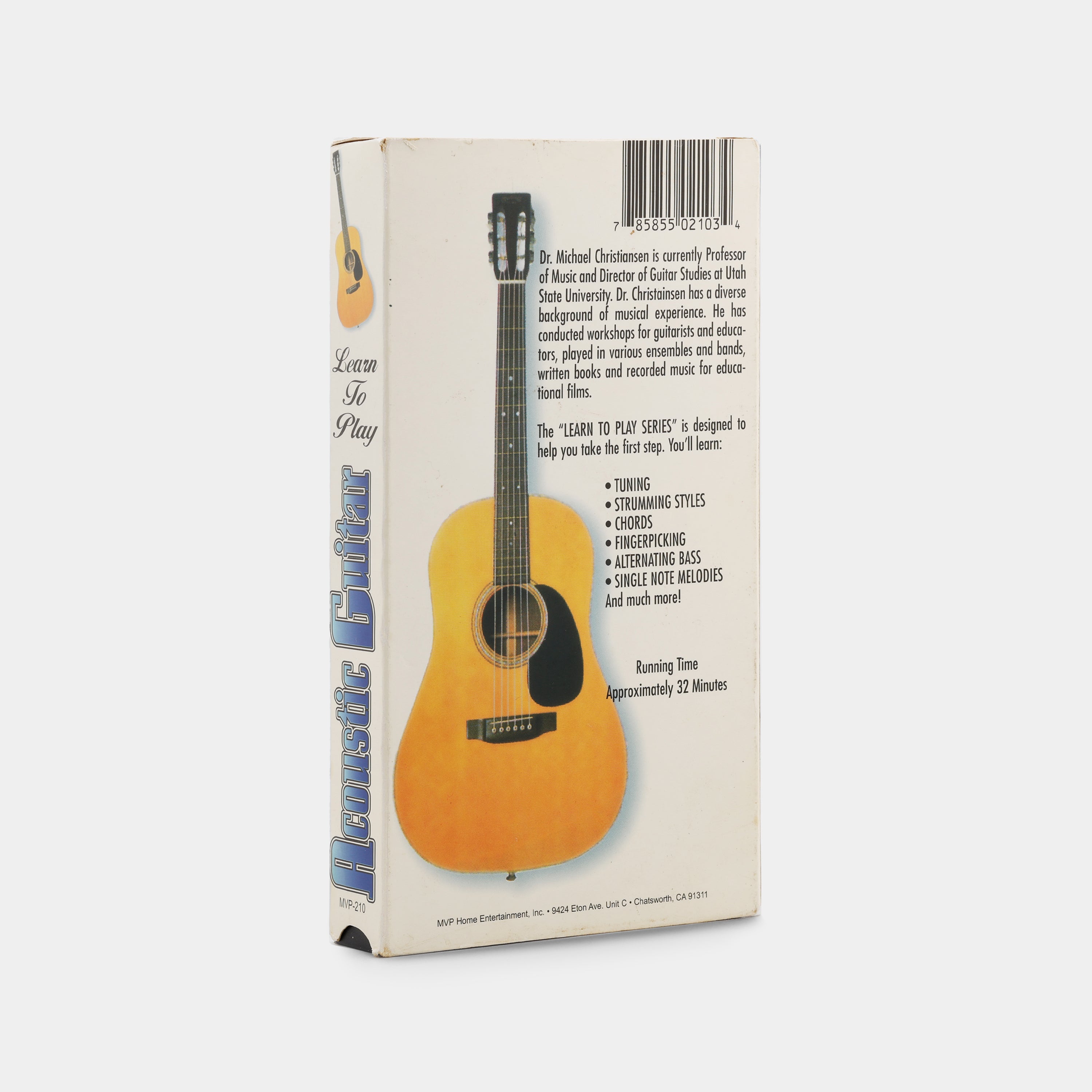 Learn to Play Acoustic Guitar VHS Tape
