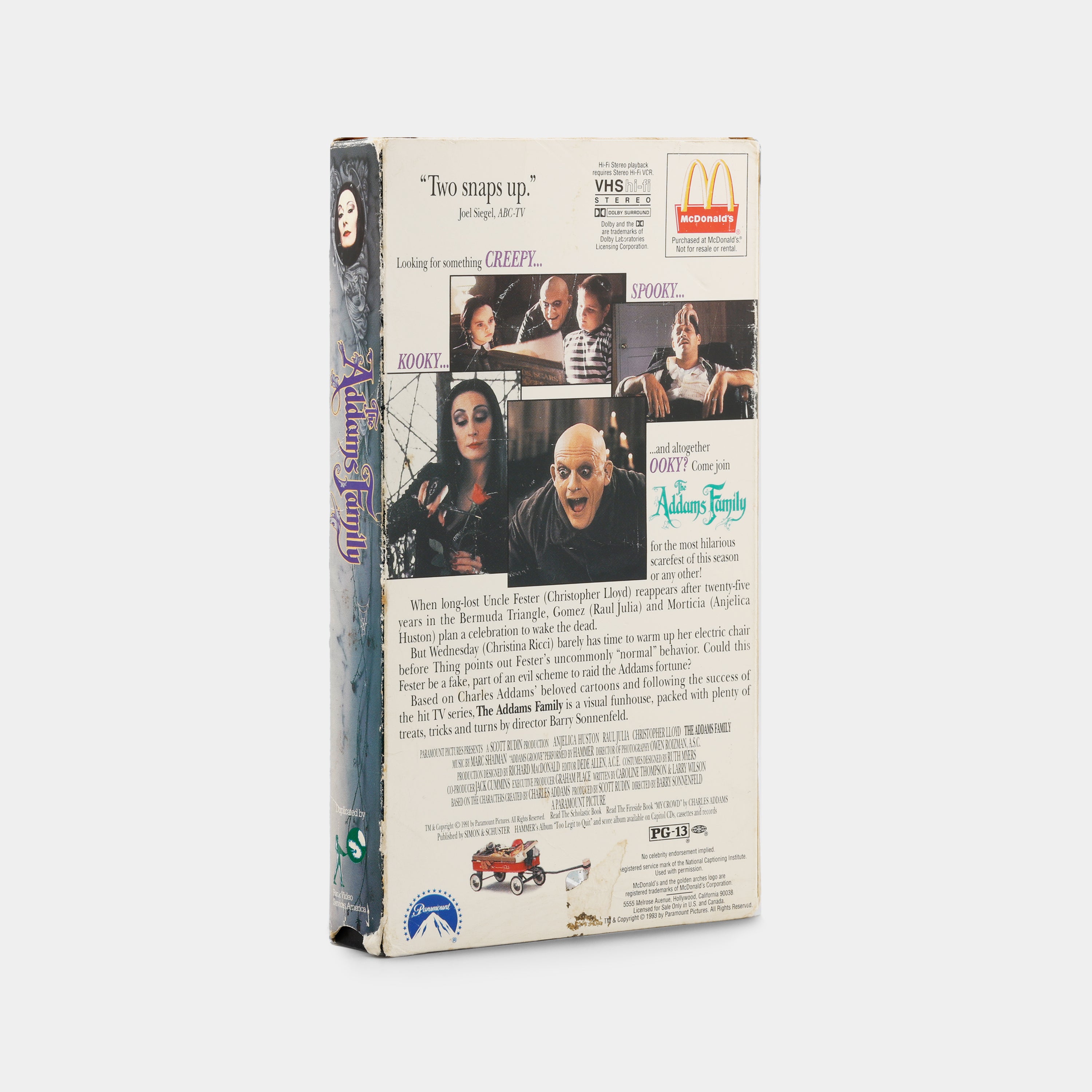 The Addams Family VHS Tape