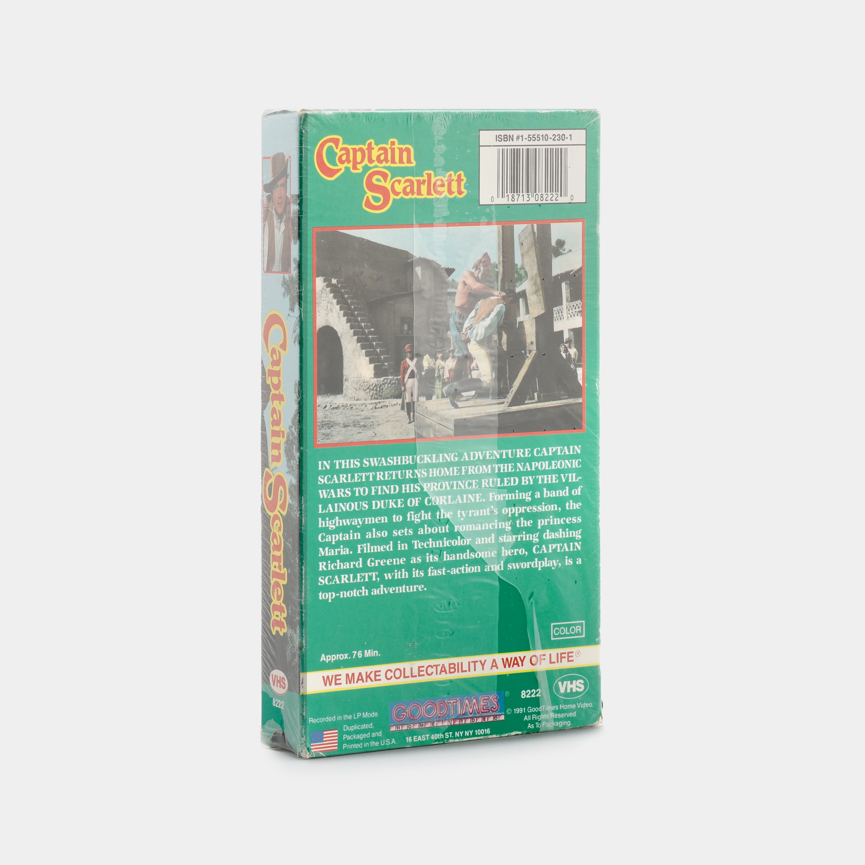 Captain Scarlett (Sealed) VHS Tape