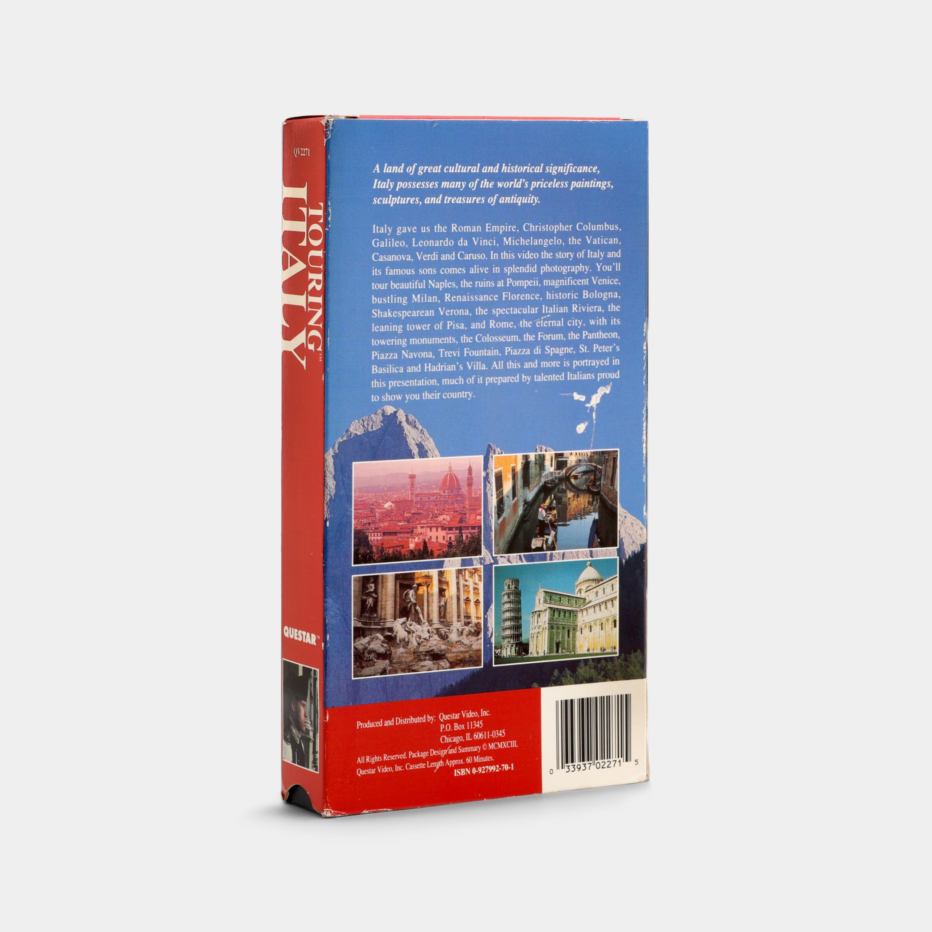 Touring Italy VHS Tape