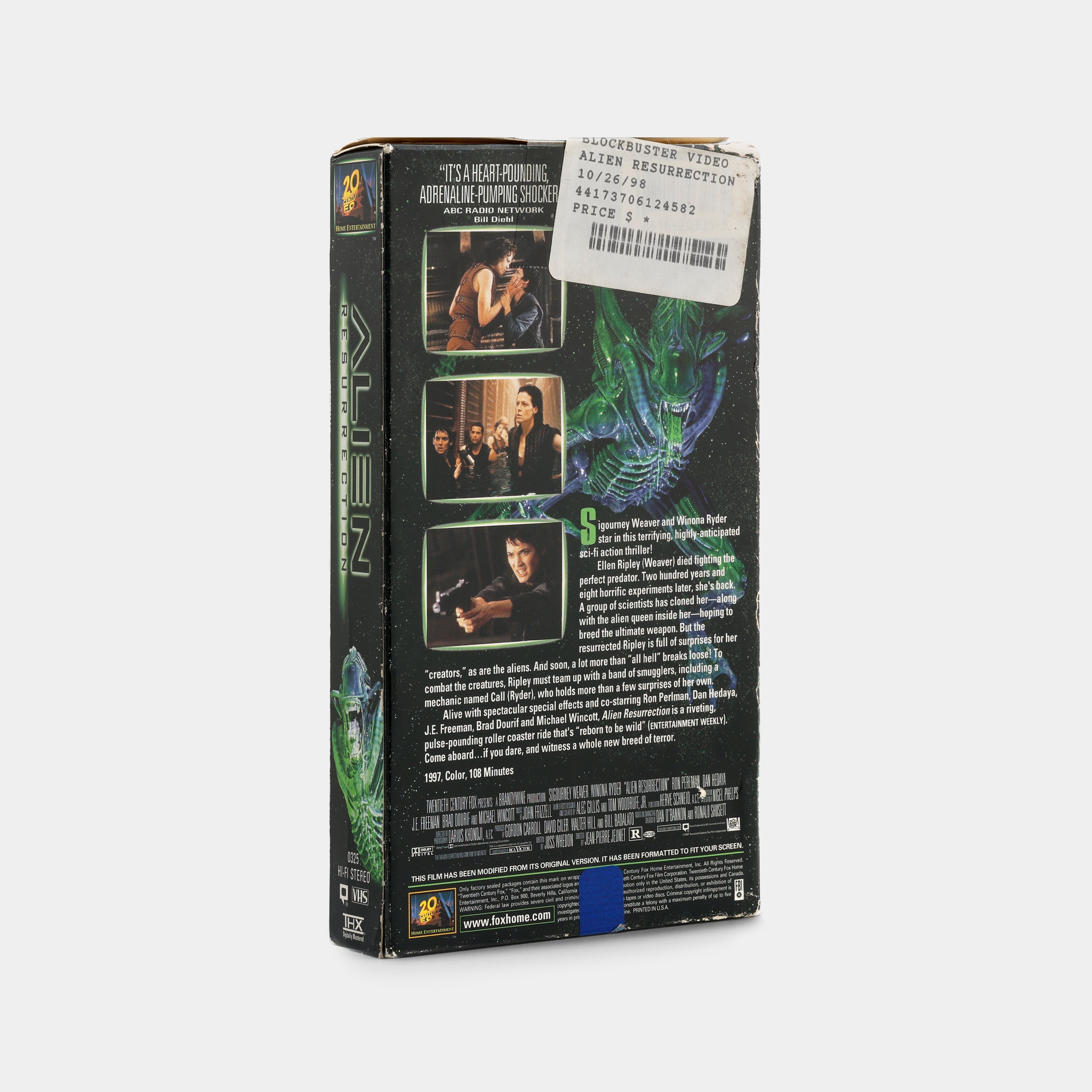 Alien: Resurrection VHS Tape