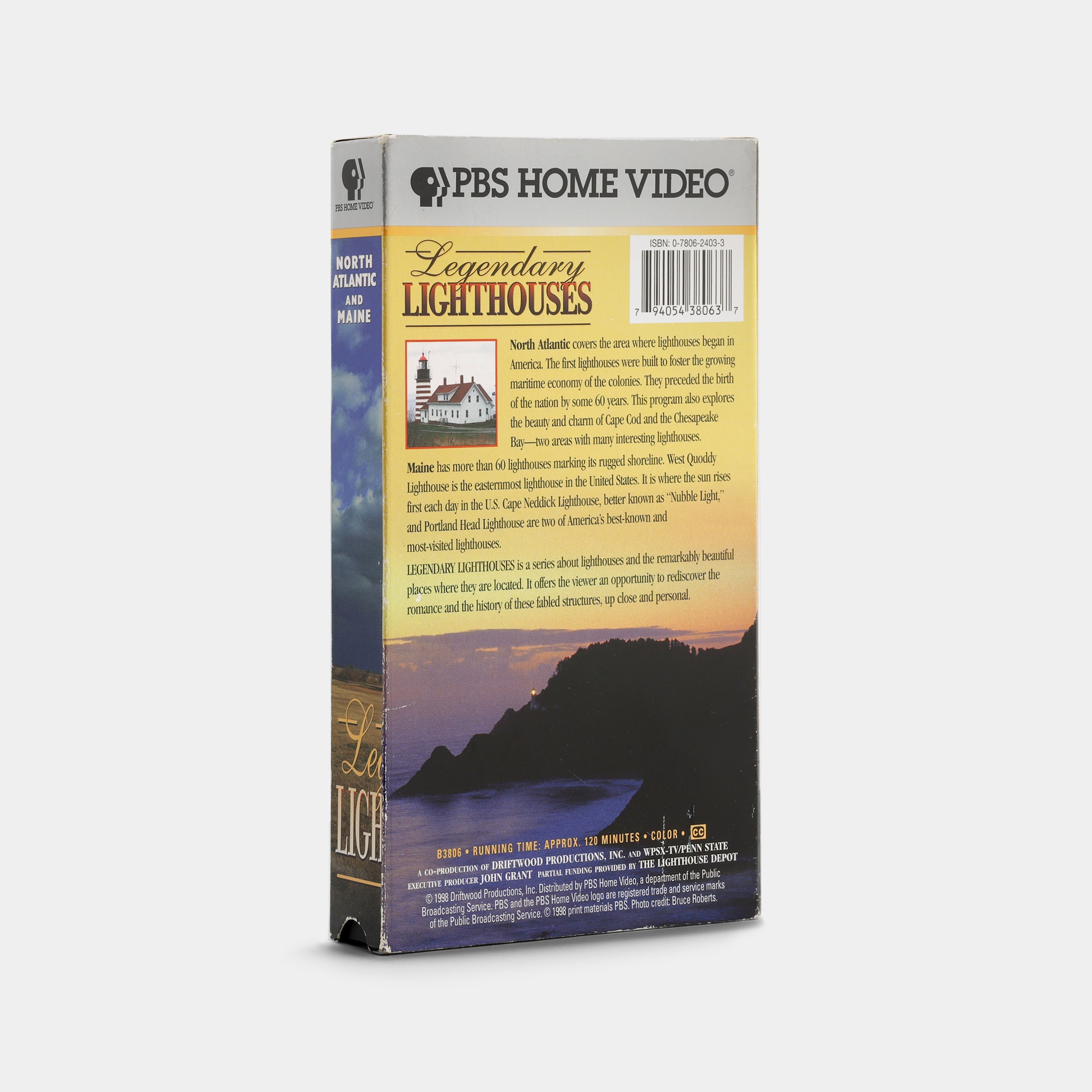 Legendary Lighthouses: North Atlantic And Maine VHS Tape
