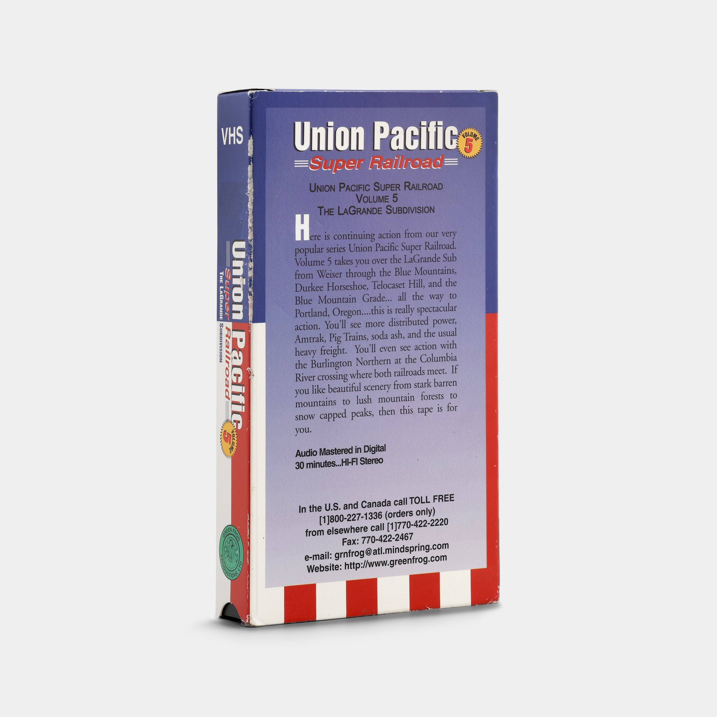 Union Pacific: Super Railroad Volume 5 – The LaGrande Subdivision VHS Tape