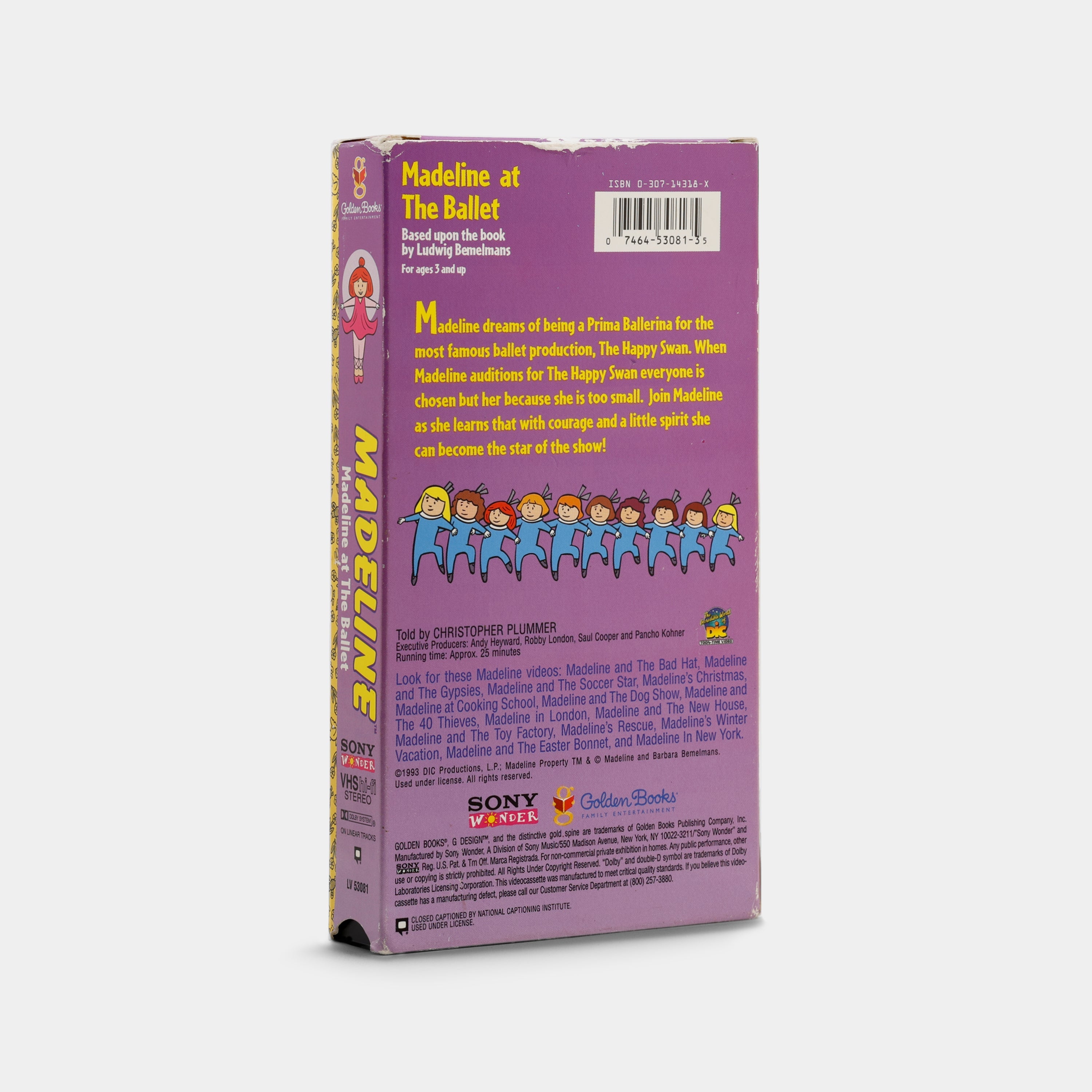 Madeline at the Ballet VHS Tape