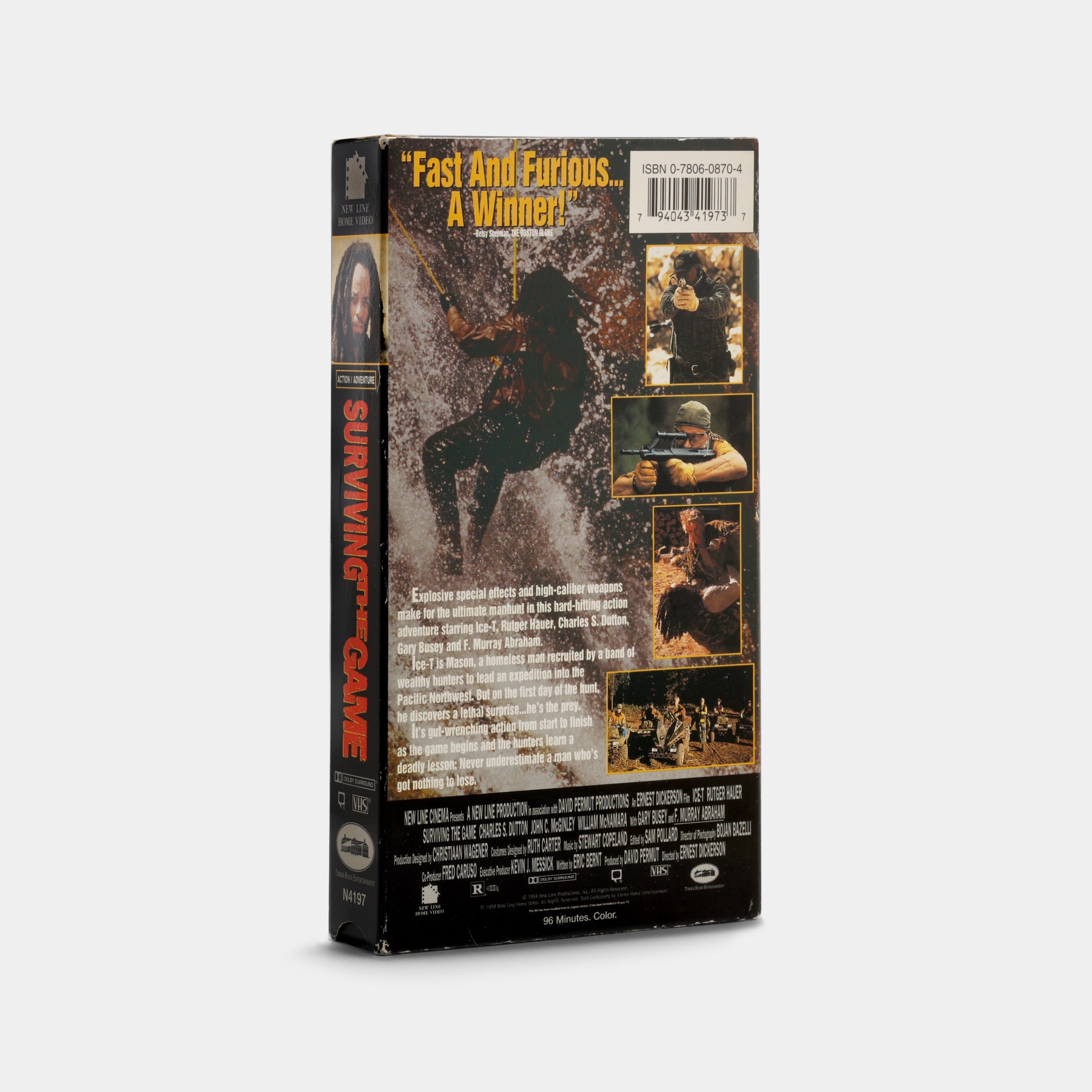 Surviving the Game VHS Tape