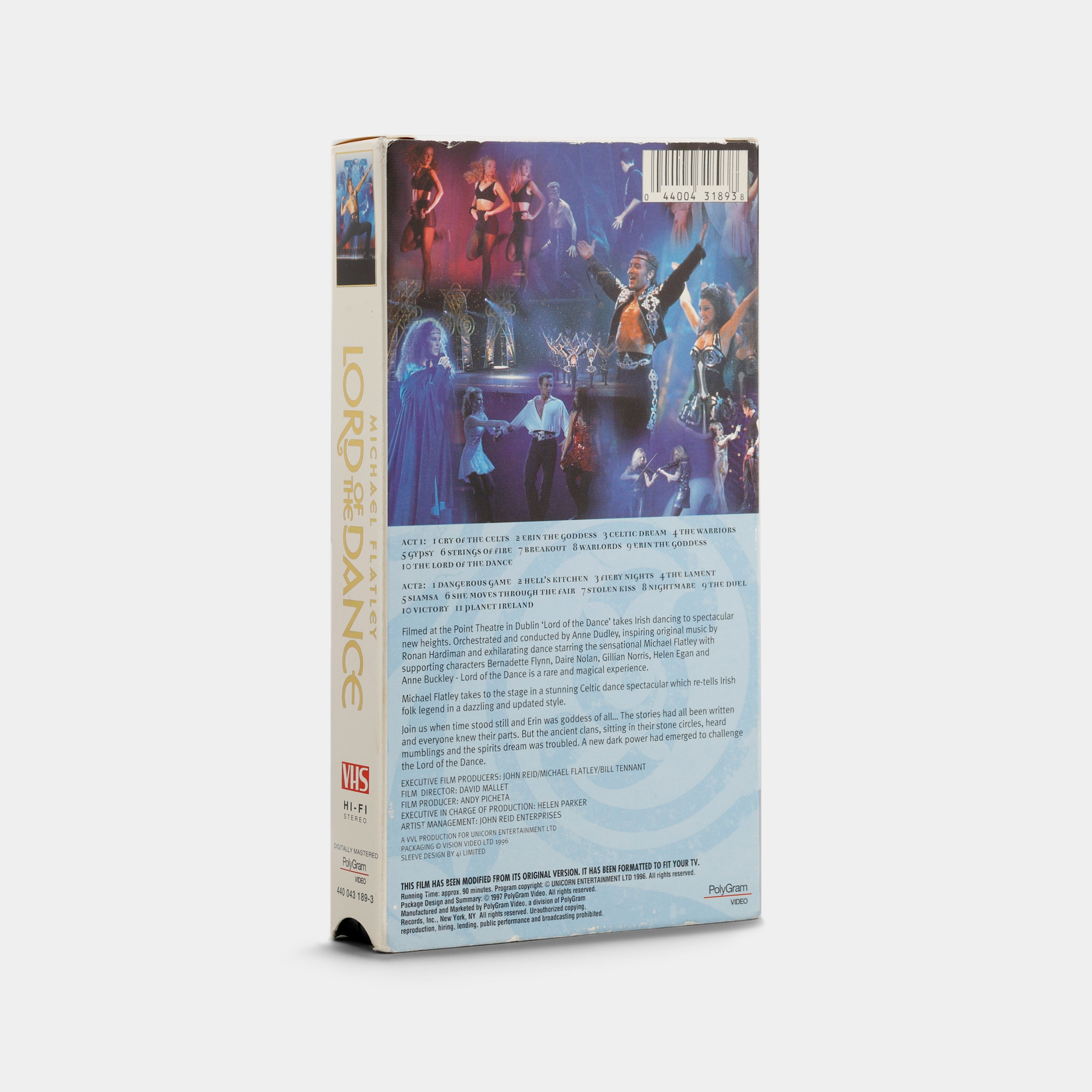 Michael Flatley: Lord of the Dance VHS Tape
