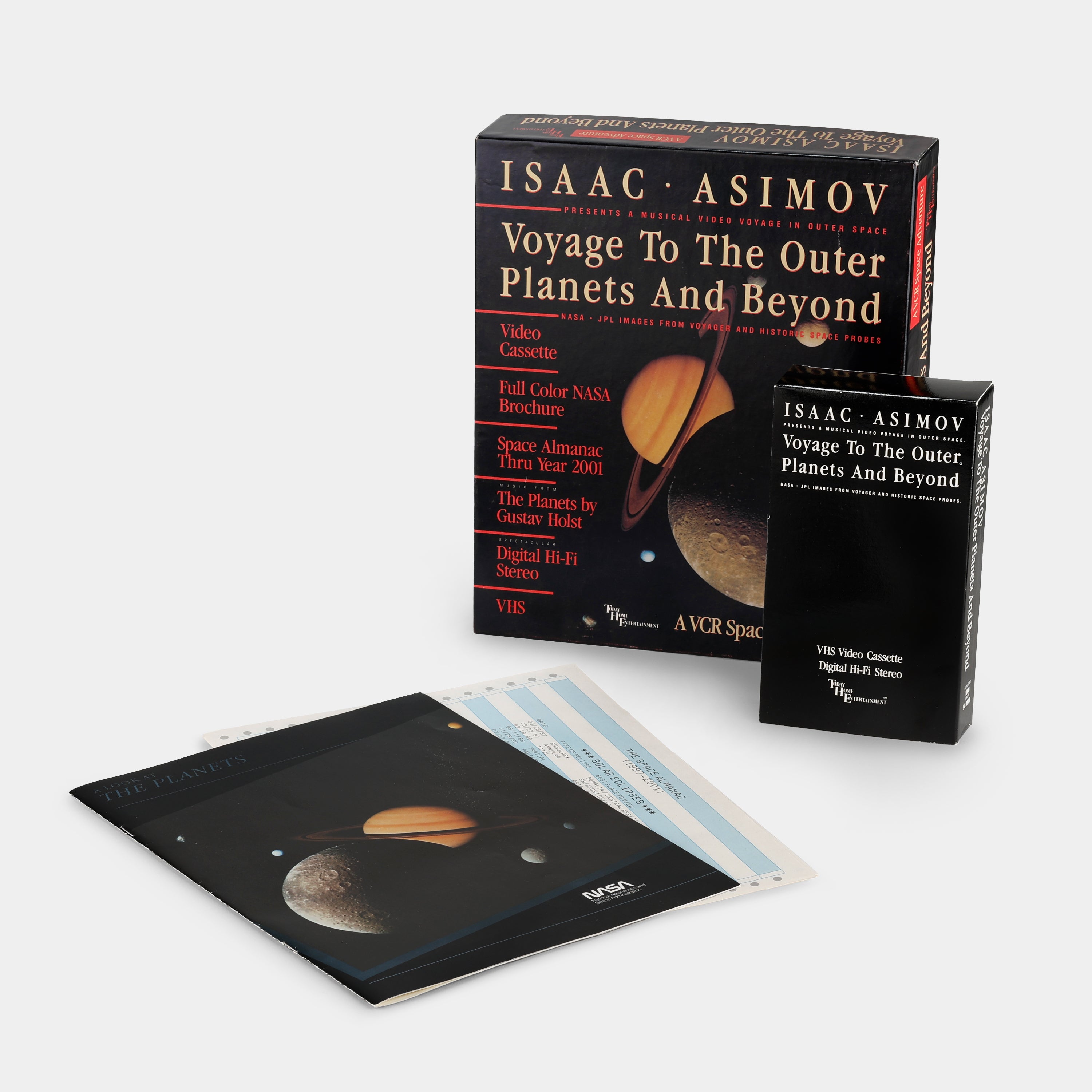 Isaac Asimov: Voyage to the Outer Planets and Beyond VHS Tape