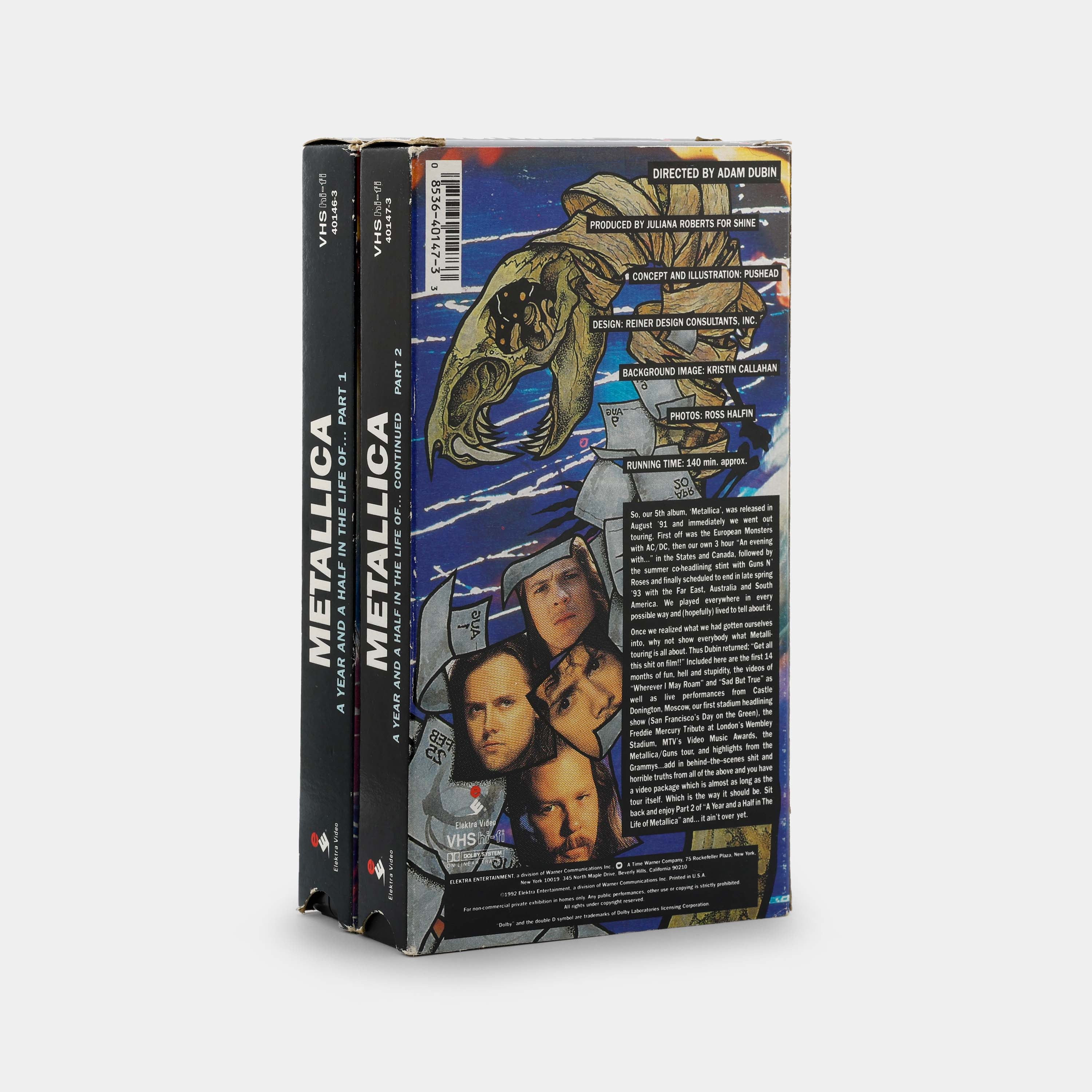 A Year and a Half in the Life of Metallica VHS Tape Set