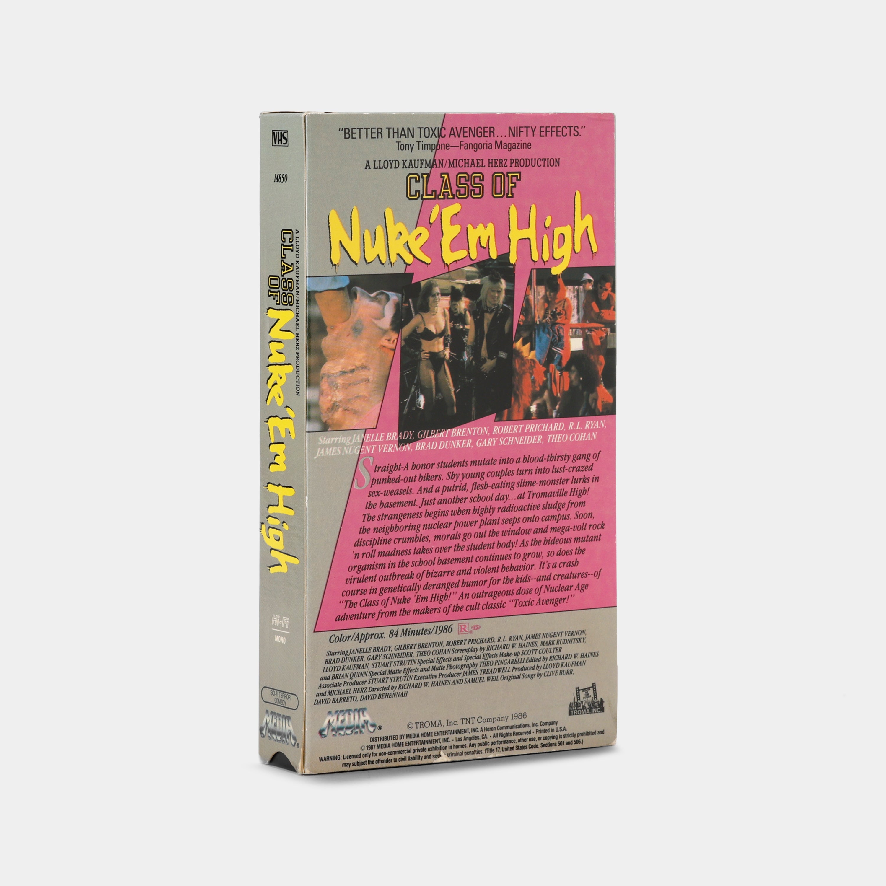 Class of Nuke 'Em High VHS Tape