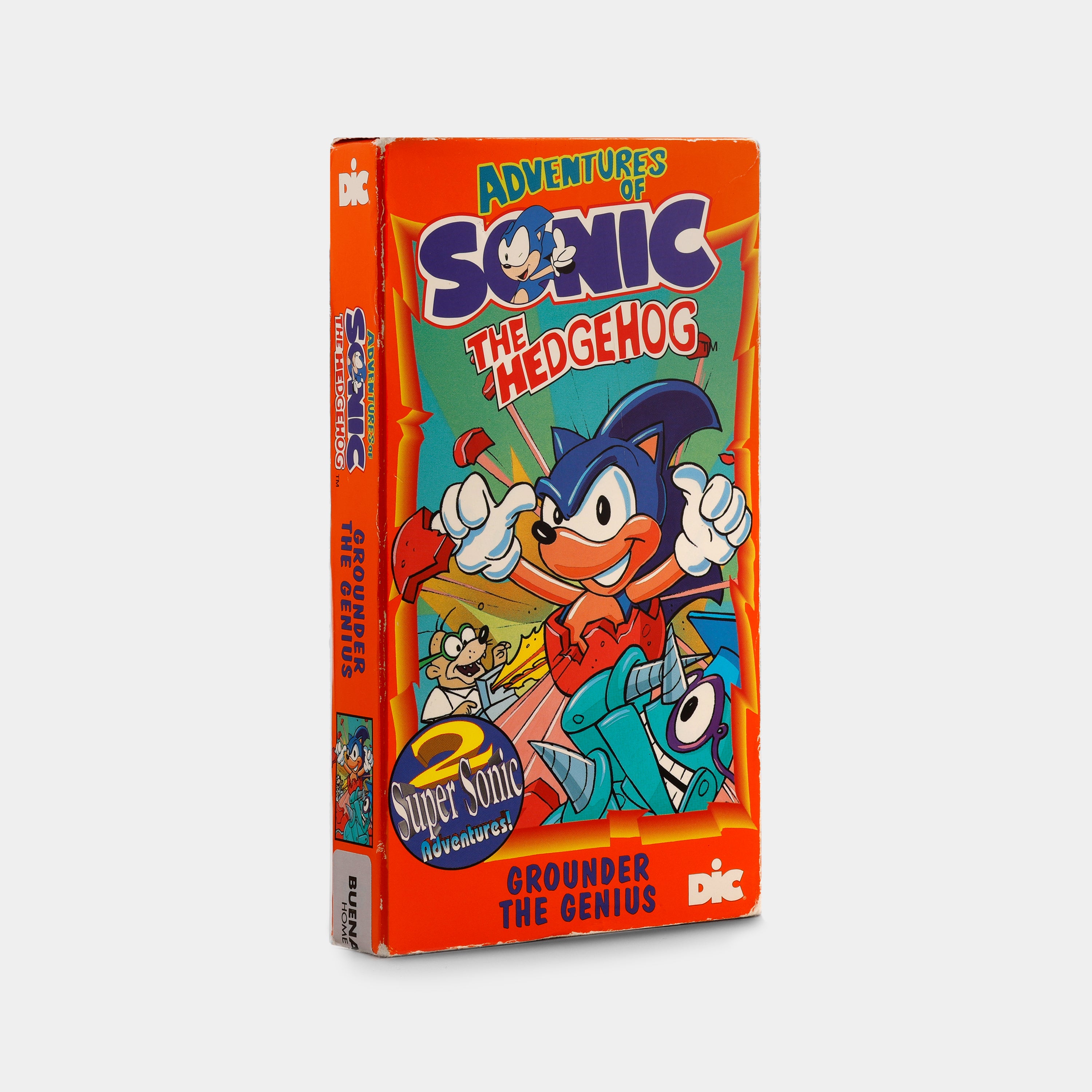 Adventures of Sonic the Hedgehog: Grounder the Genius VHS Tape