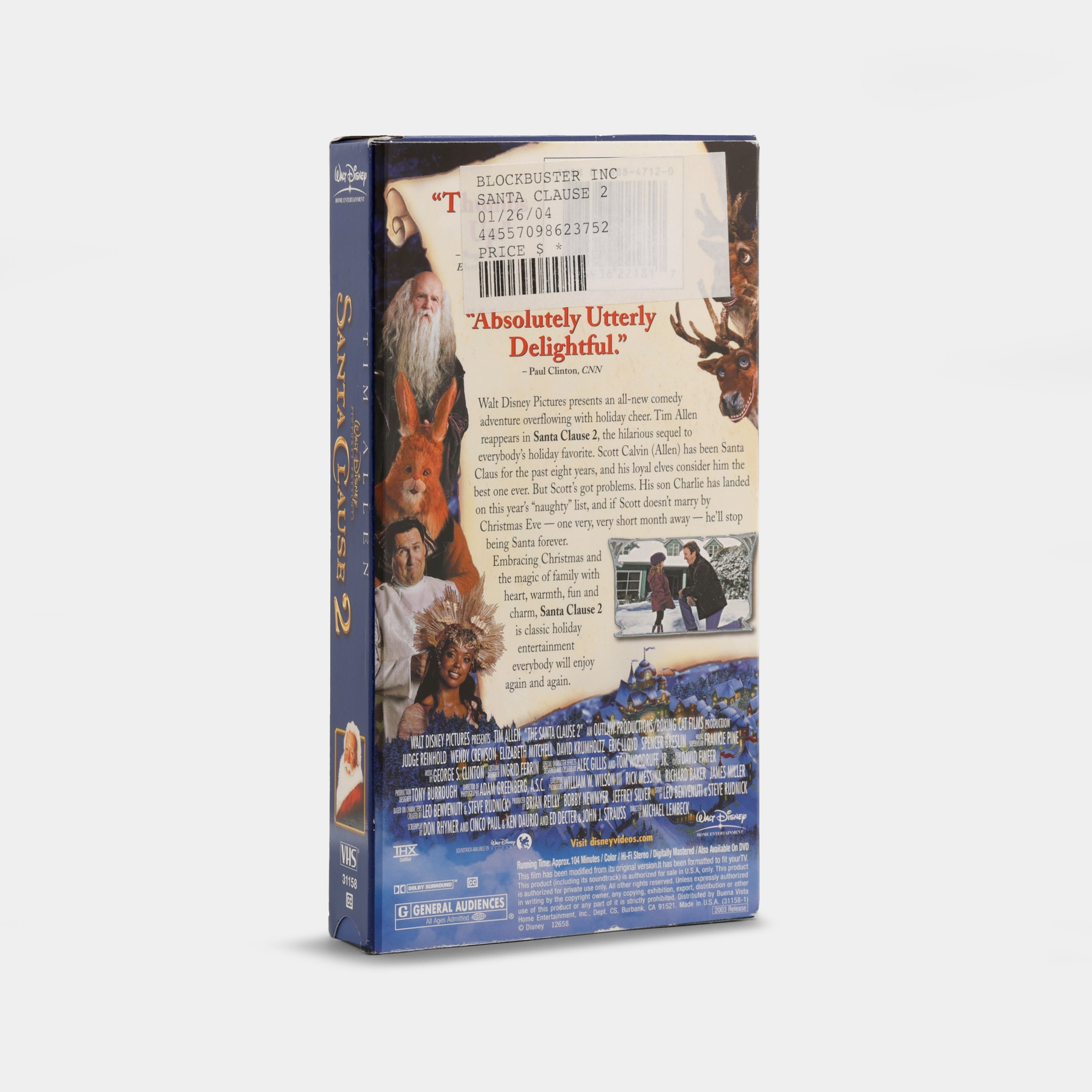 The Santa Clause 2 VHS Tape
