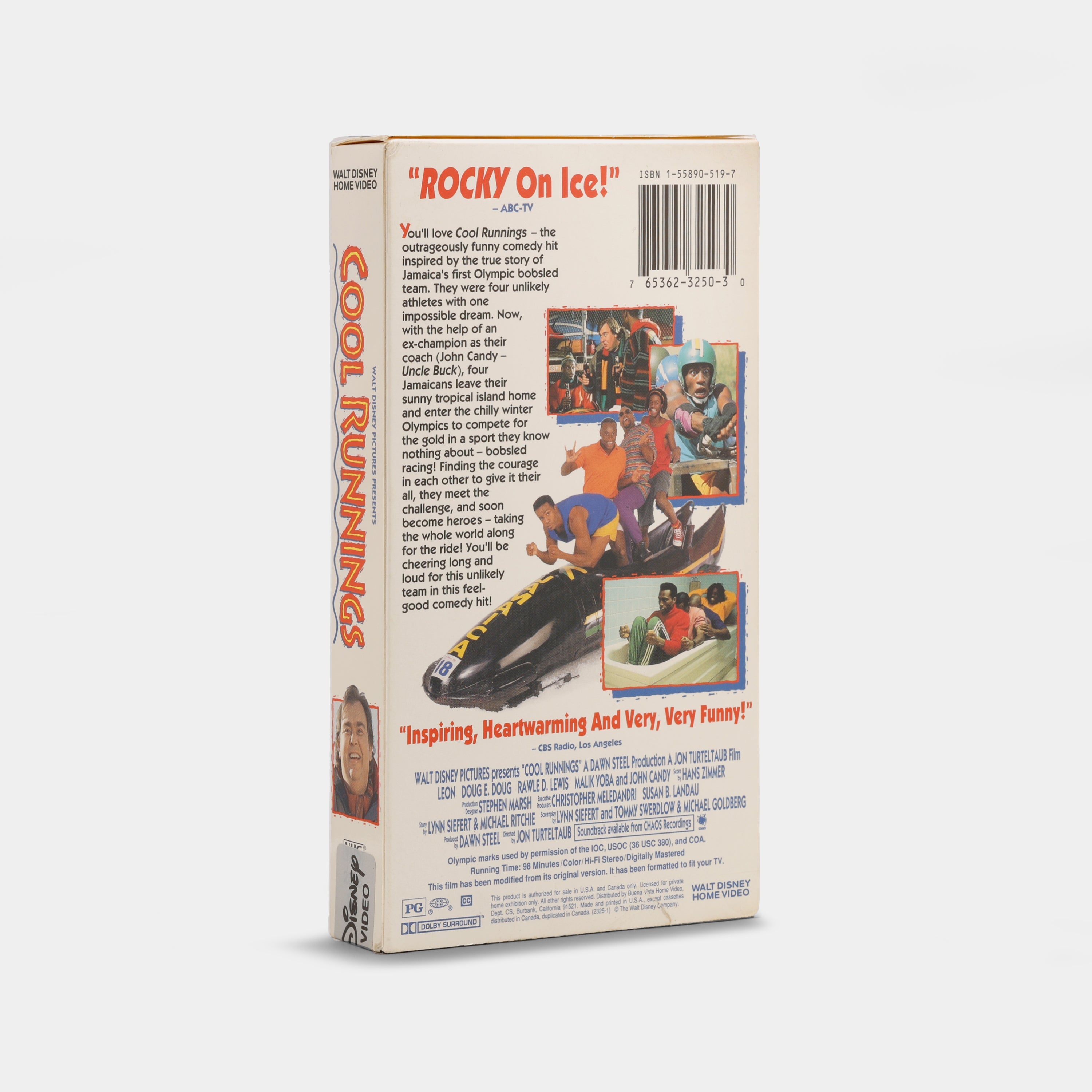 Cool Runnings VHS Tape