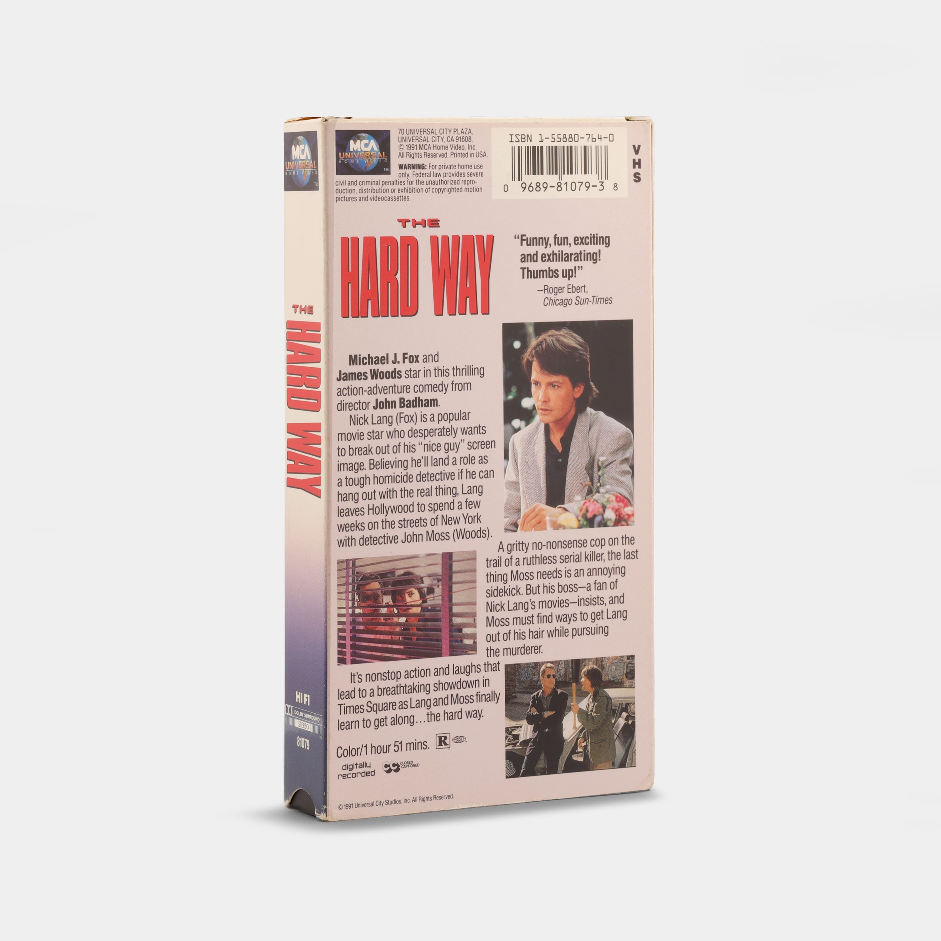 The Hard Way VHS Tape