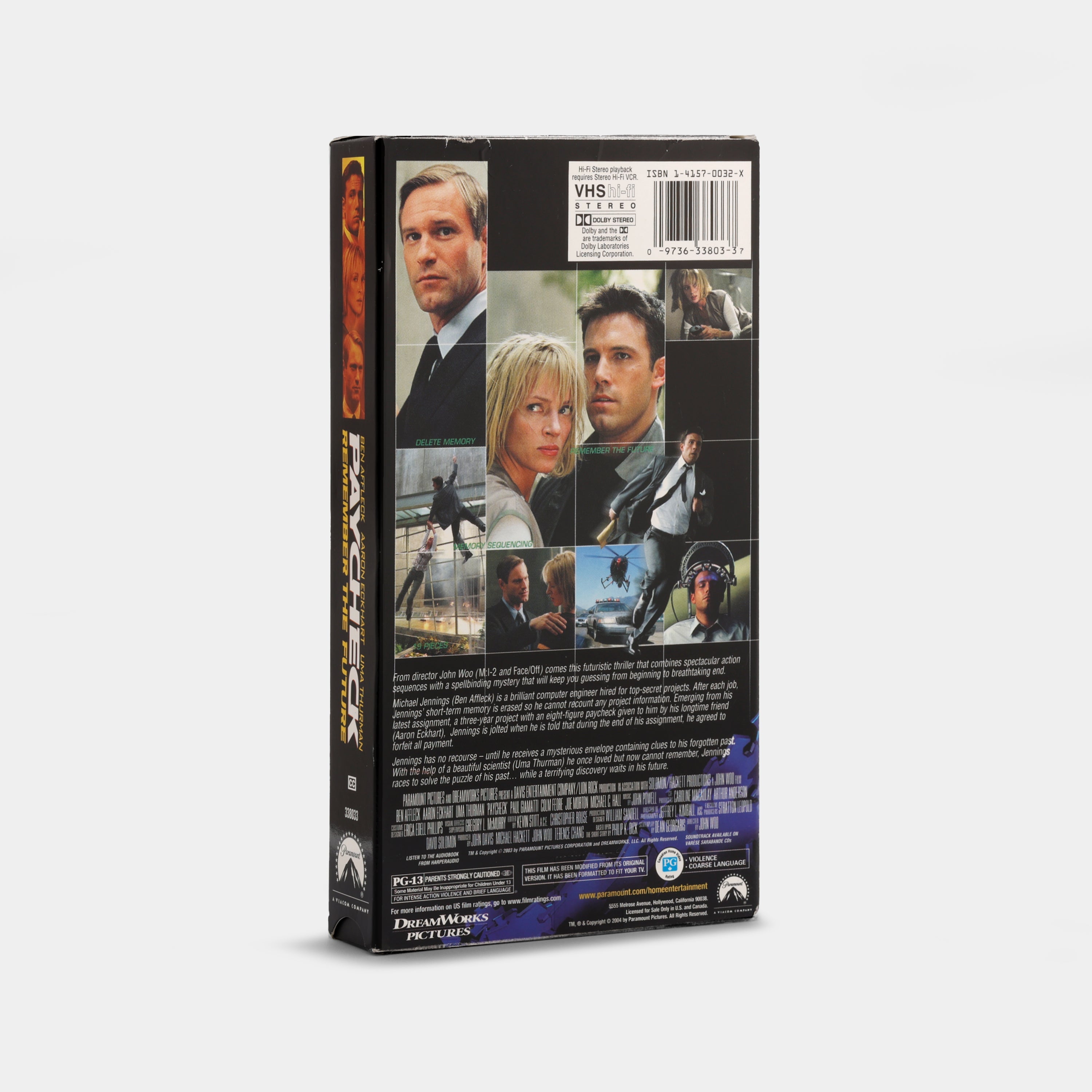 Paycheck VHS Tape