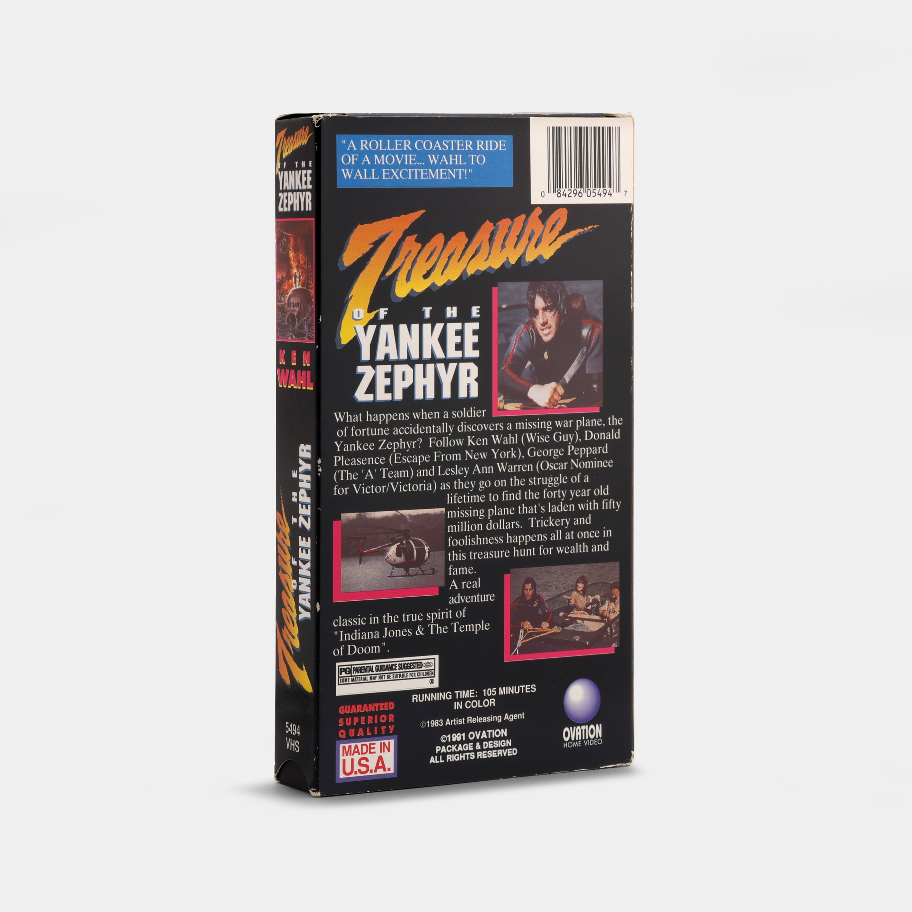 Race for the Yankee Zephyr VHS Tape