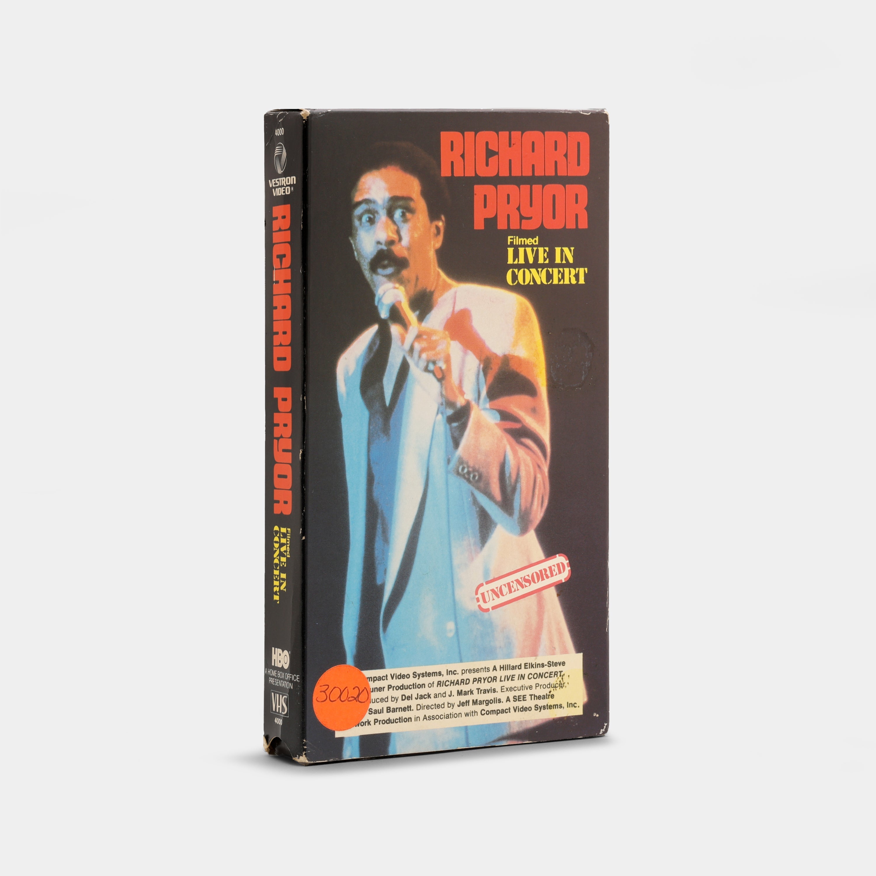 Richard Pryor: Live In Concert VHS Tape