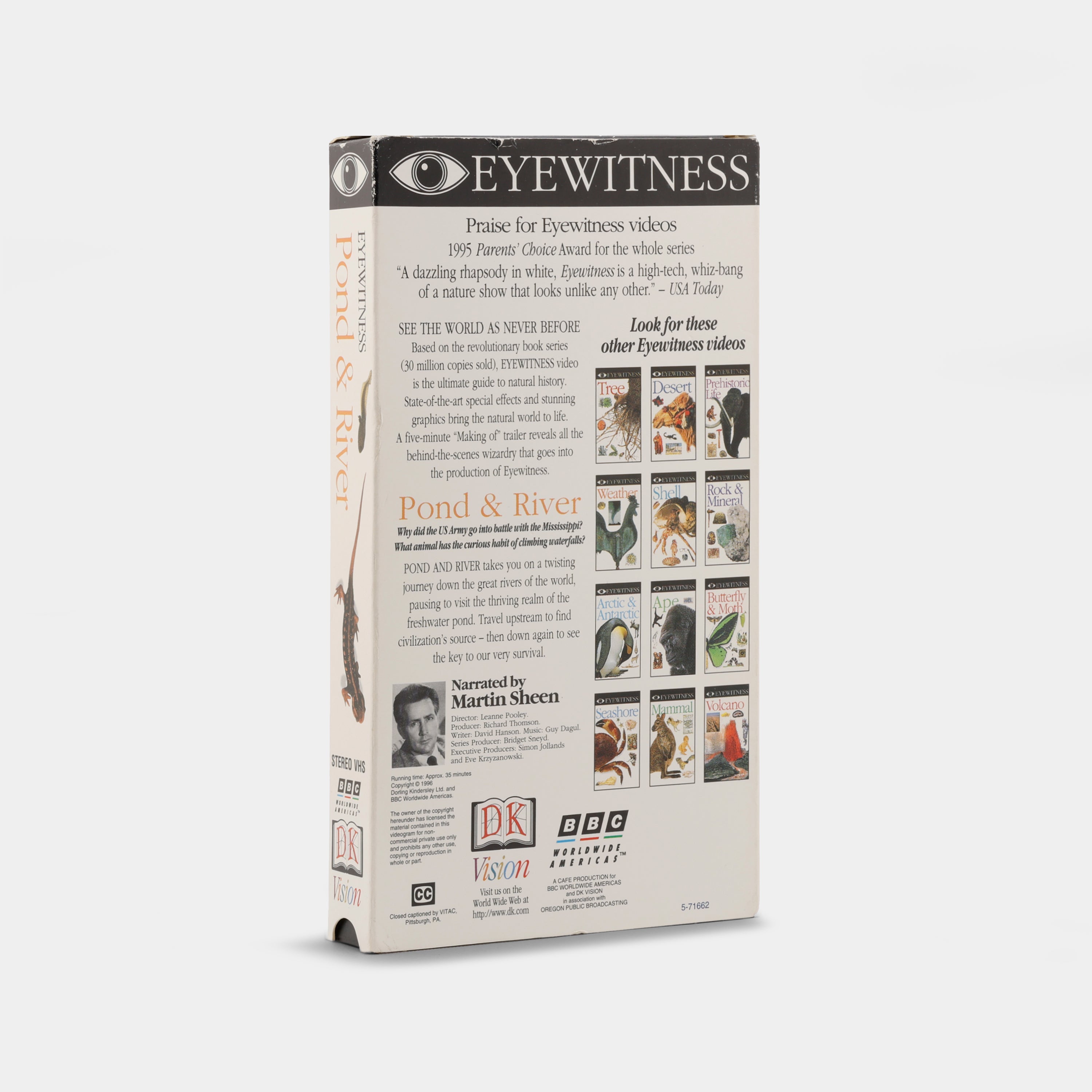 Eyewitness: Pond & River VHS Tape