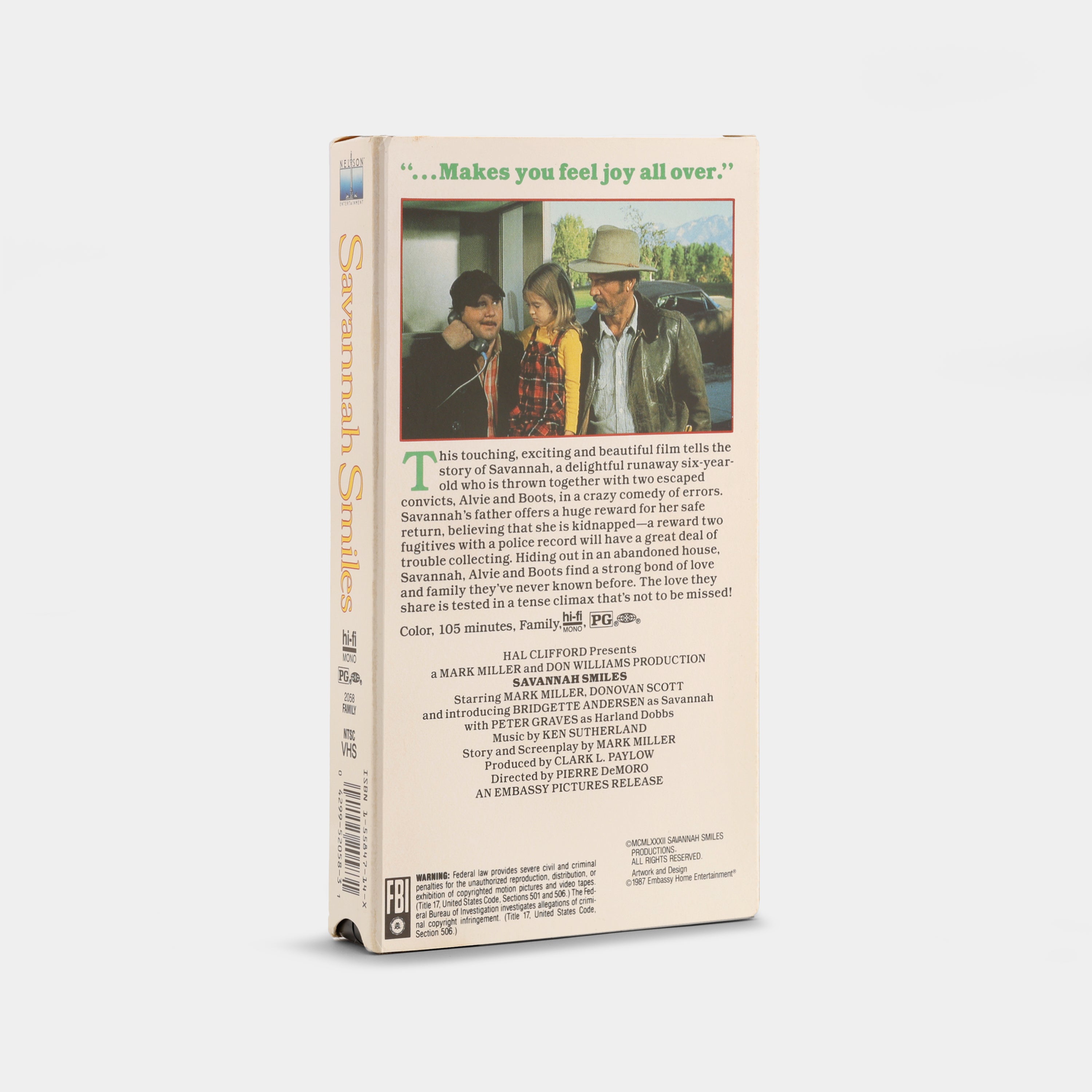 Savannah Smiles VHS Tape