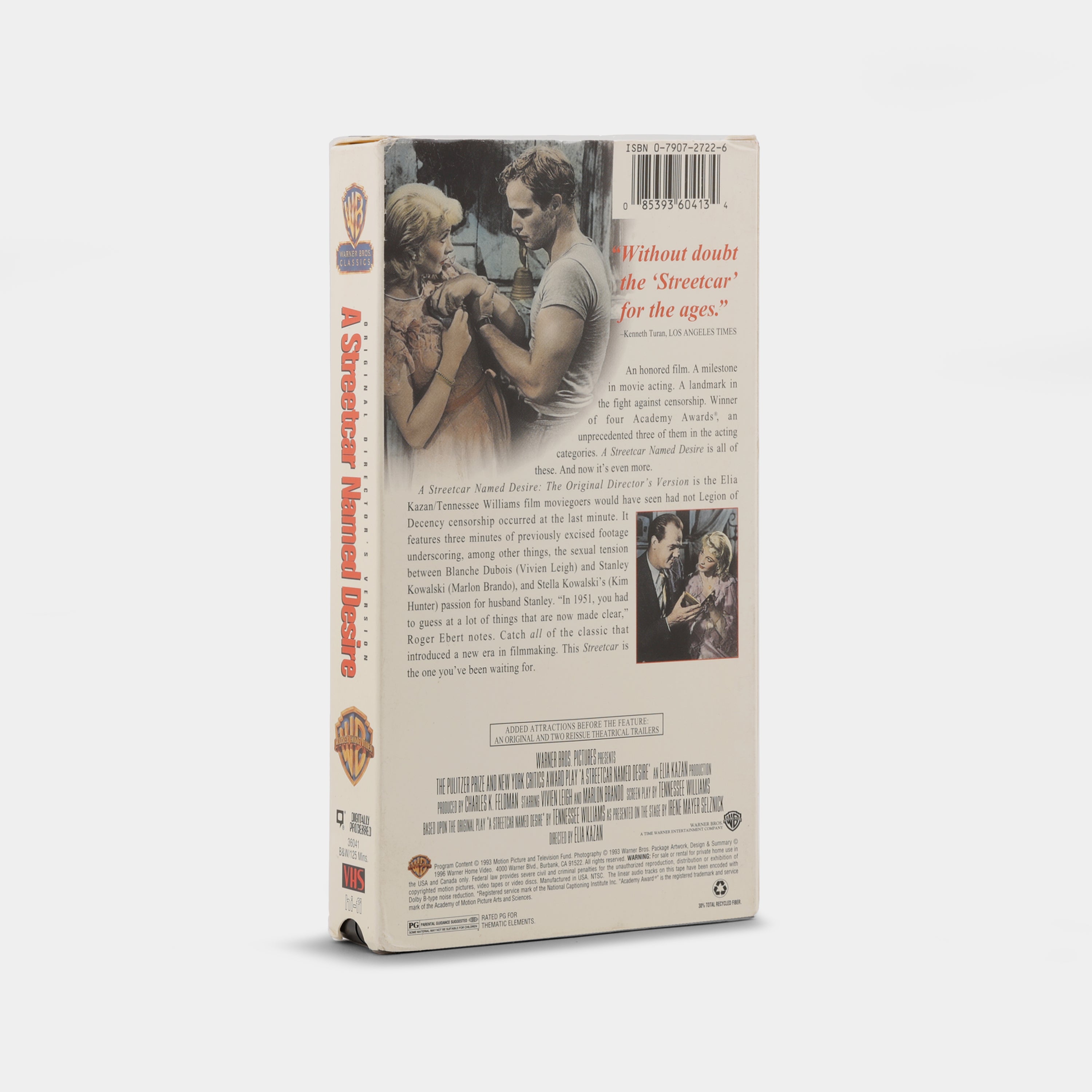 A Streetcar Named Desire VHS Tape