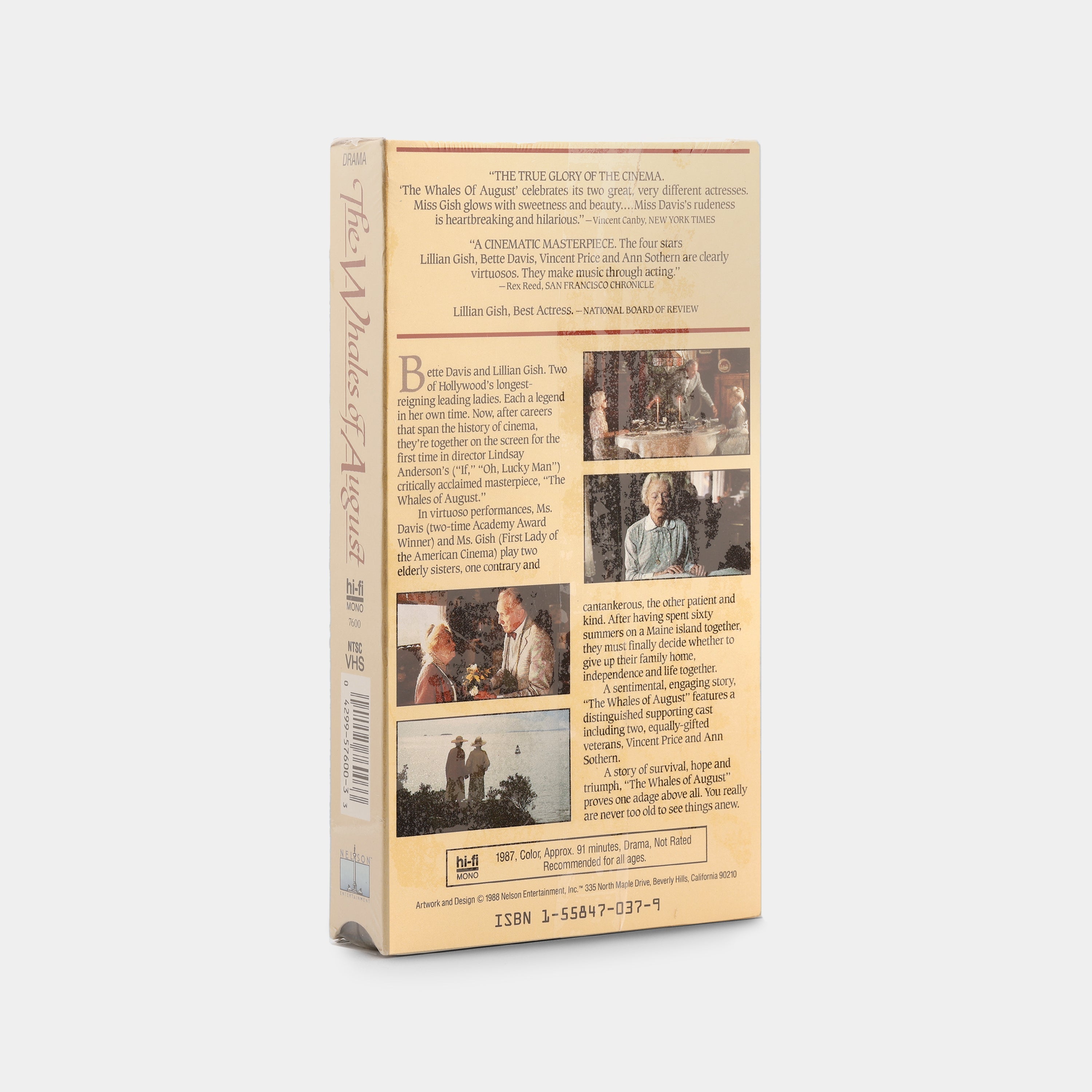 The Whales of August (Sealed) VHS Tape