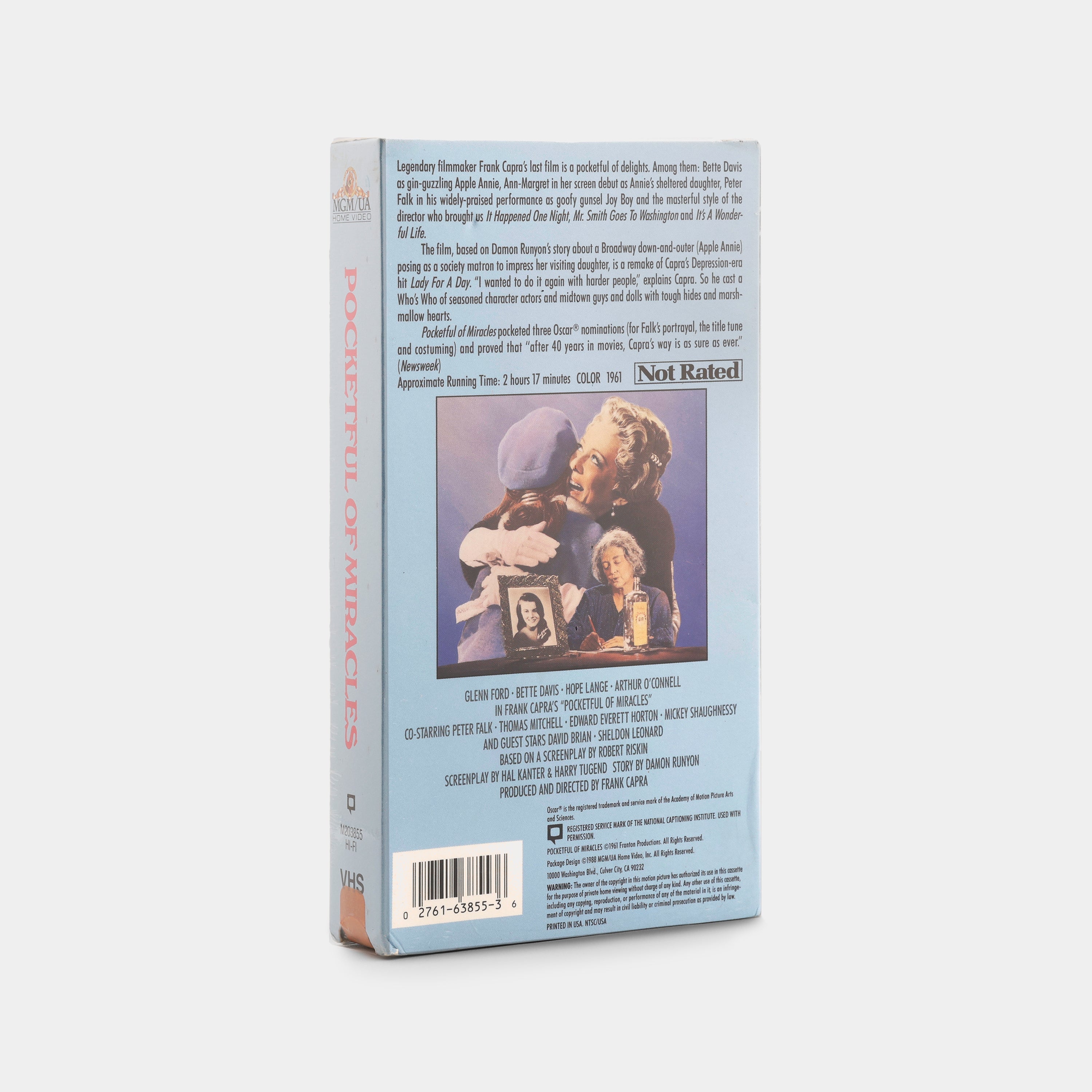 Pocketful of Miracles (Sealed) VHS Tape