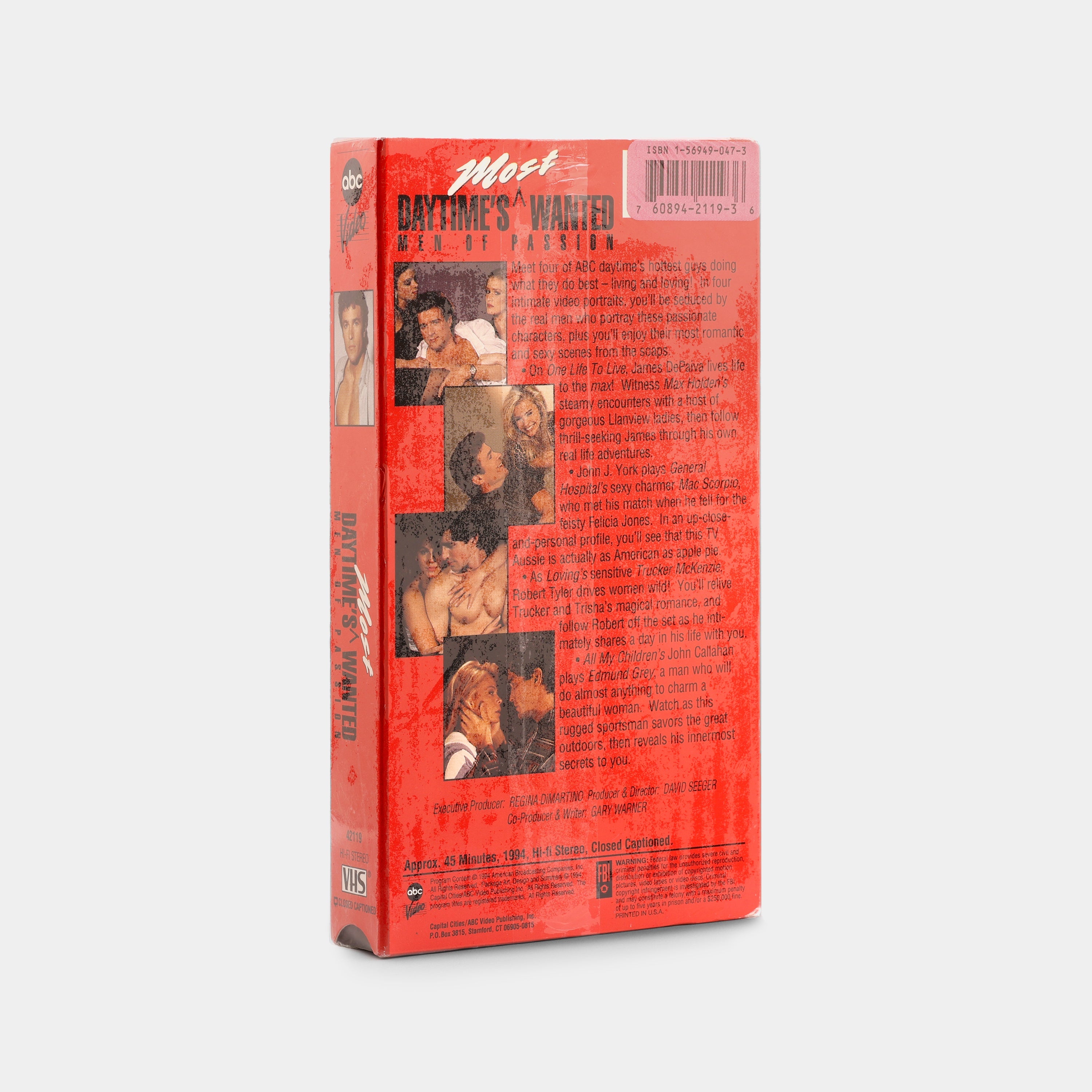 Daytime's Most Wanted: Men of Passion (Sealed) VHS Tape