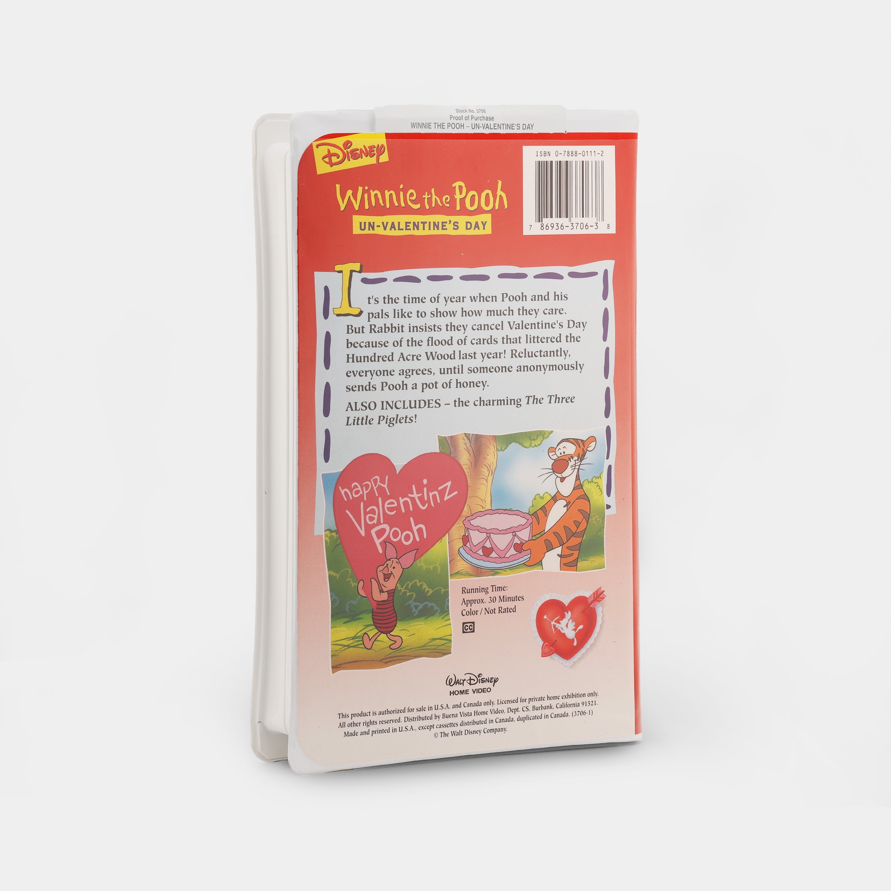 Winnie the Pooh: Un-Valentine's Day VHS Tape