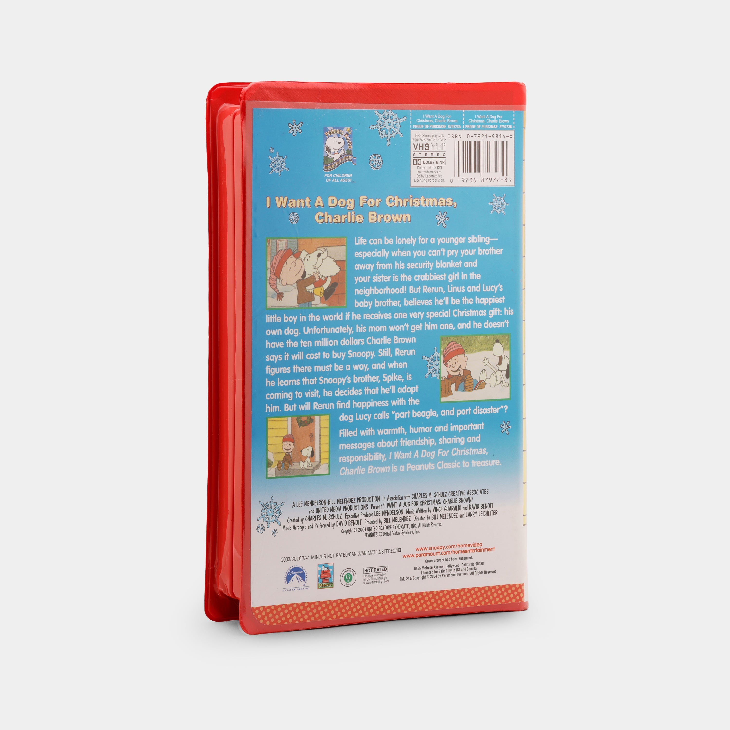 I Want a Dog for Christmas, Charlie Brown VHS Tape