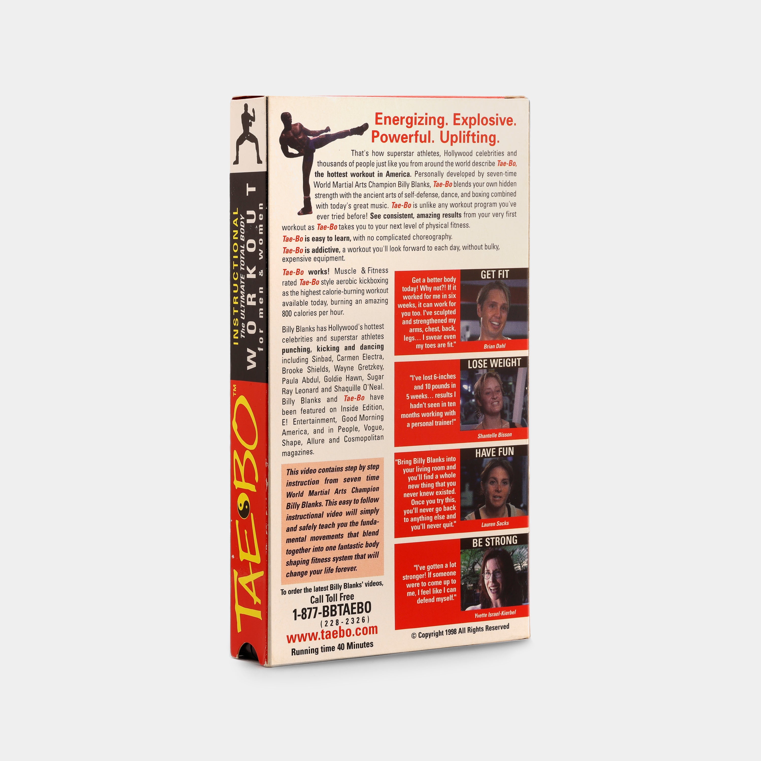 Tae Bo Instructional Workout VHS Tape