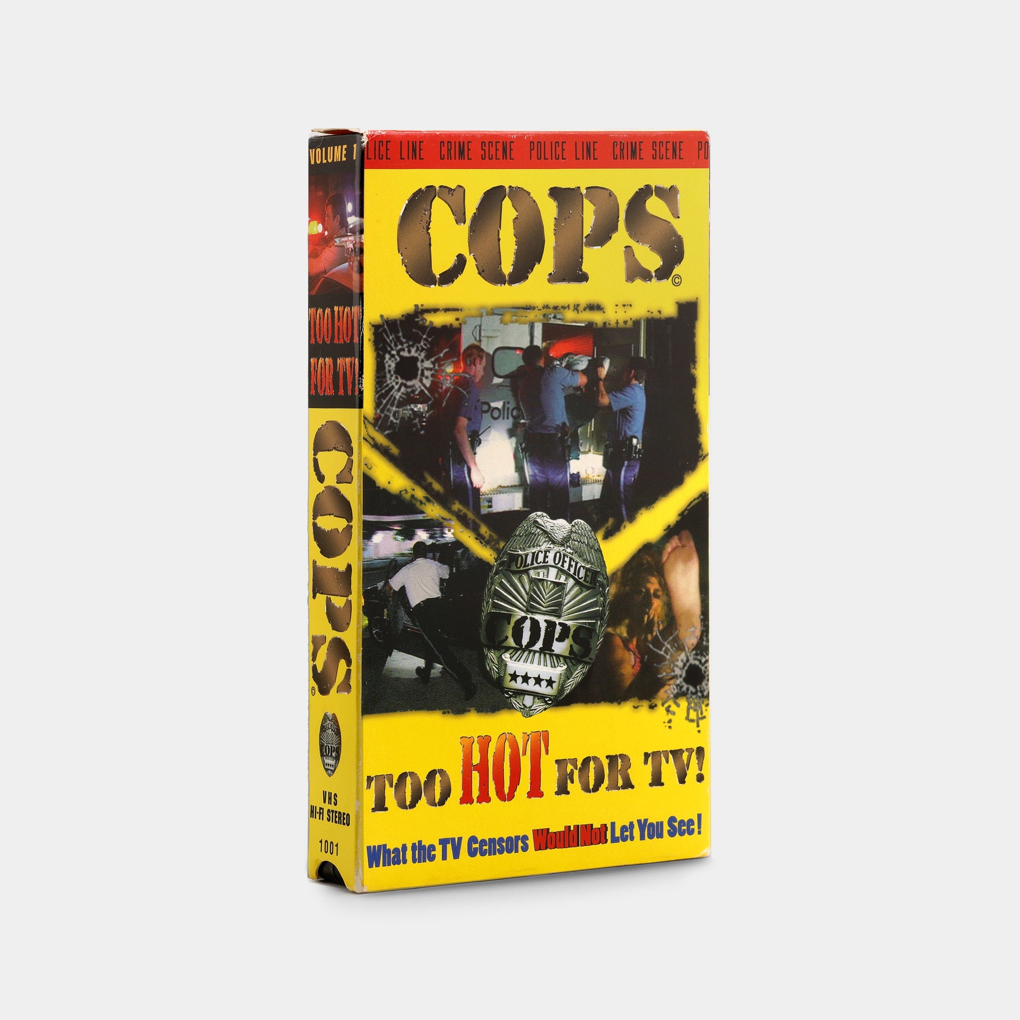 Cops Too Hot for TV! VHS Tape