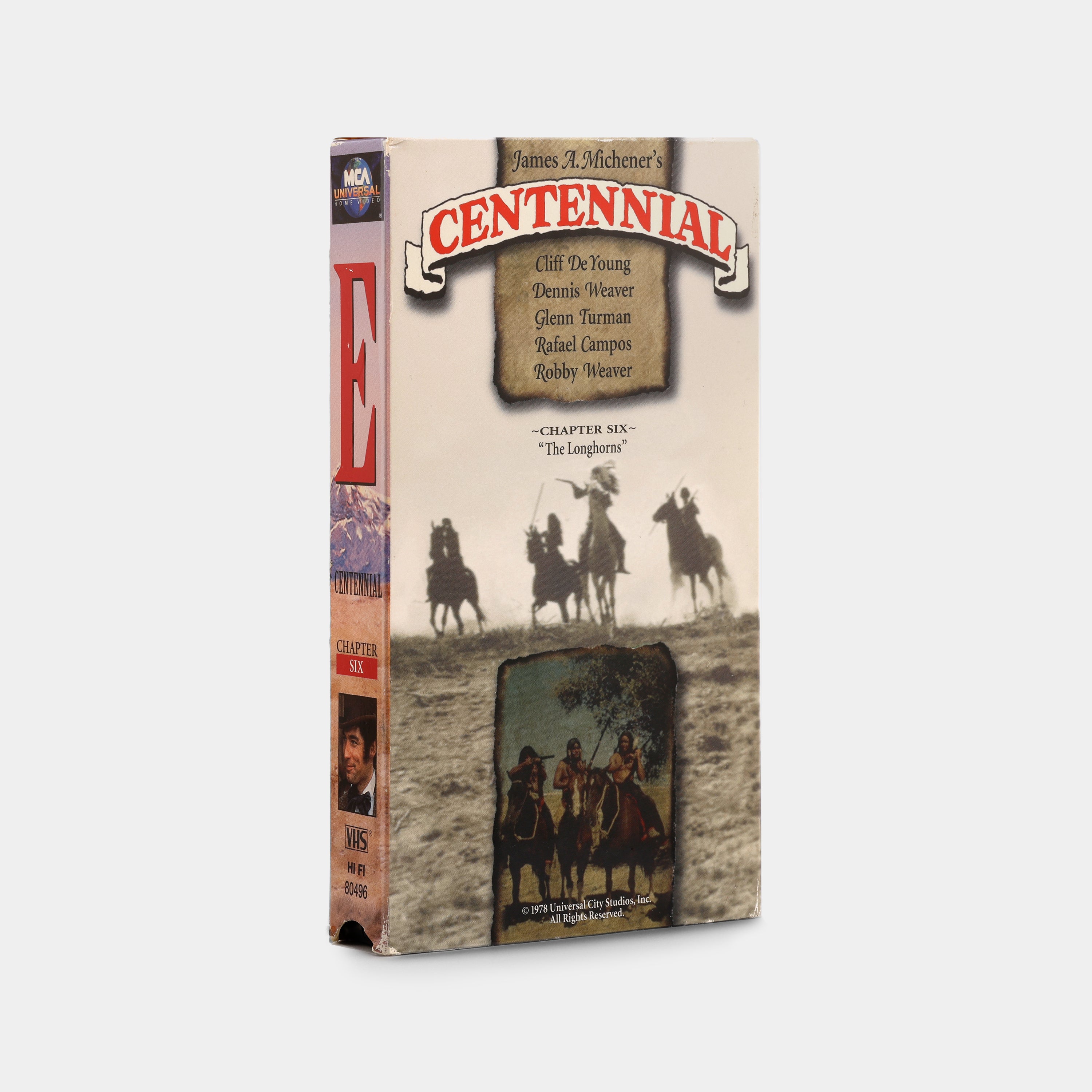 Centennial: Chapter Six - The Longhorns VHS Tape