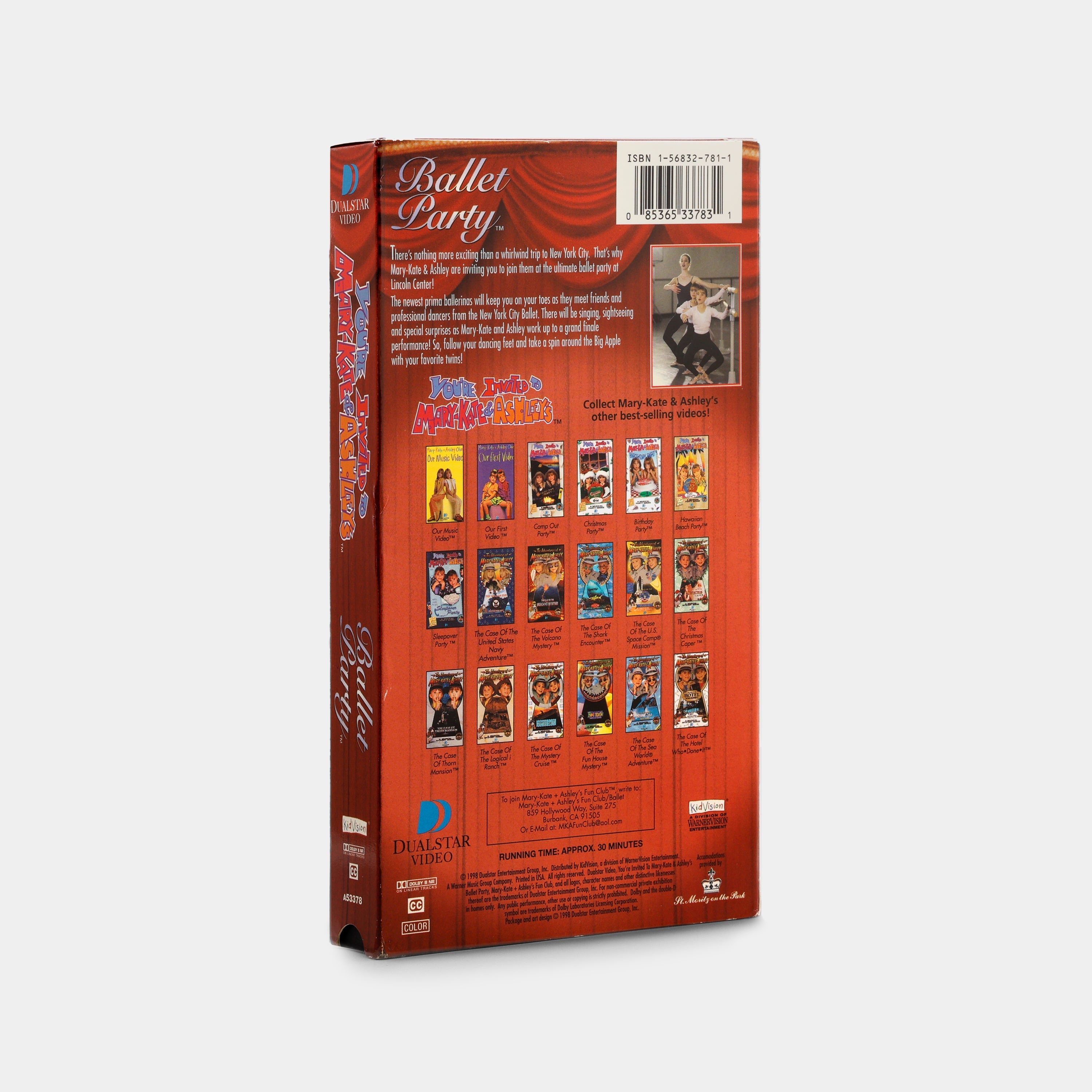 You’re Invited to Mary-Kate & Ashley’s Ballet Party VHS Tape