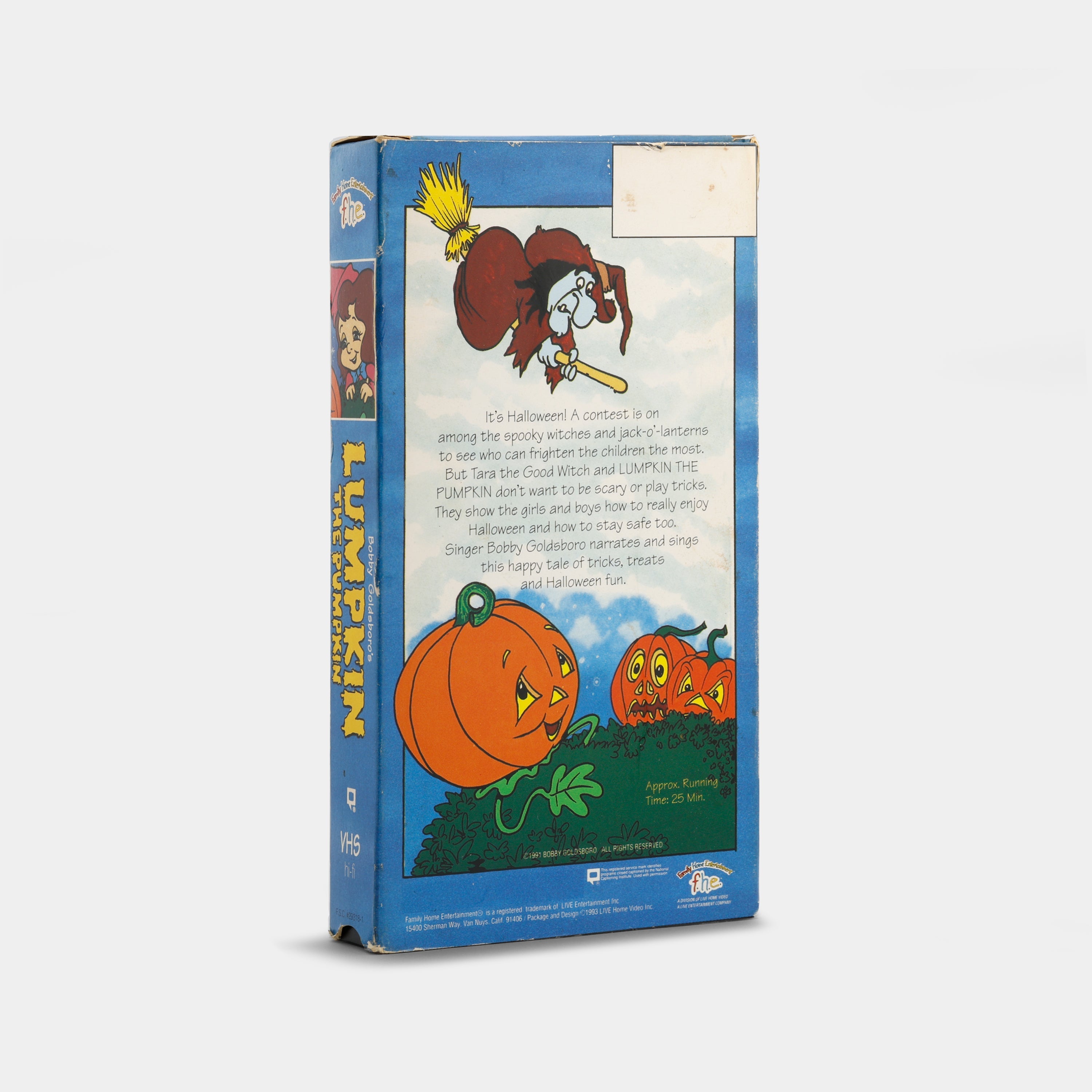 Lumpkin the Pumpkin VHS Tape
