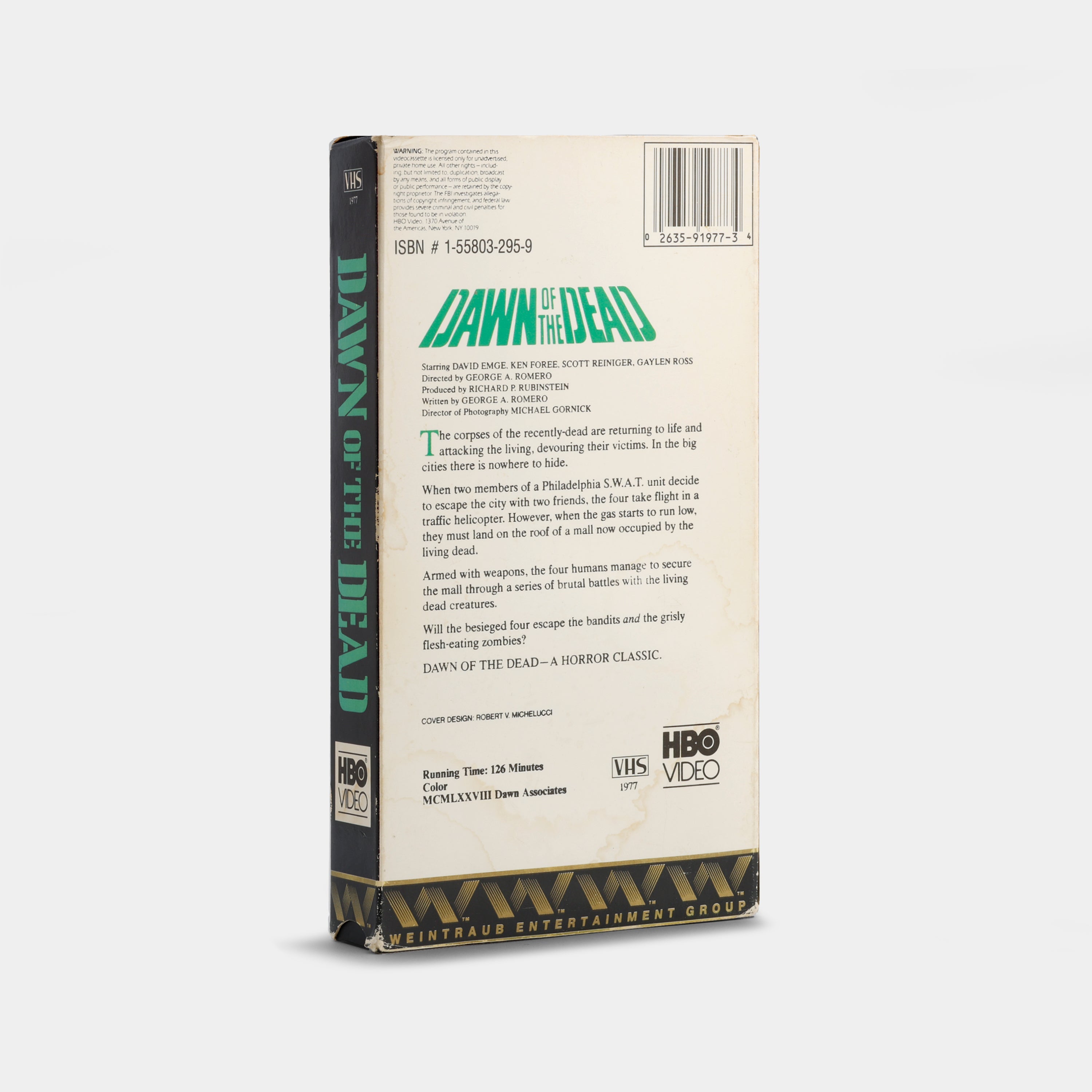 Dawn of the Dead VHS Tape