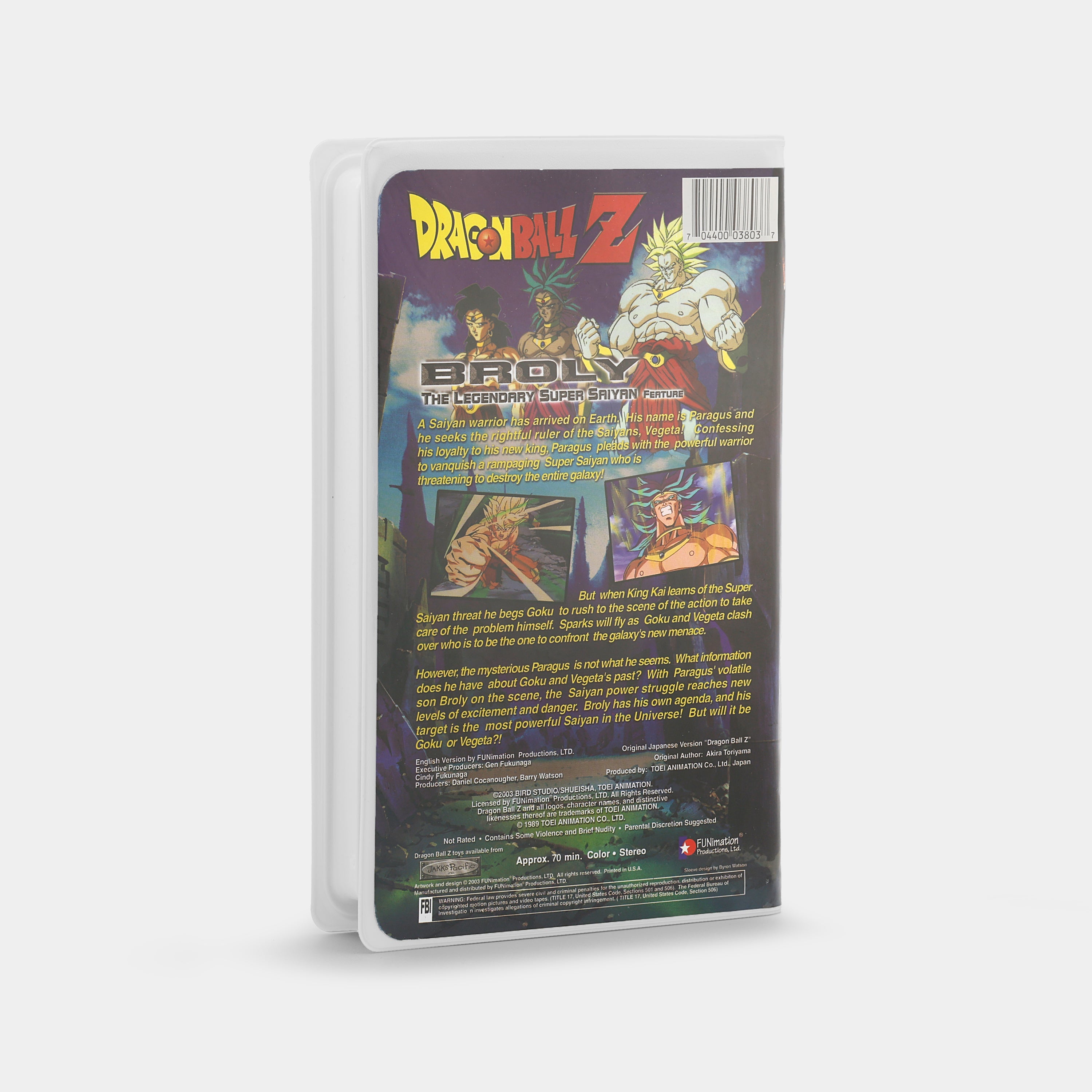 Dragon Ball Z: Broly – The Legendary Super Saiyan VHS Tape