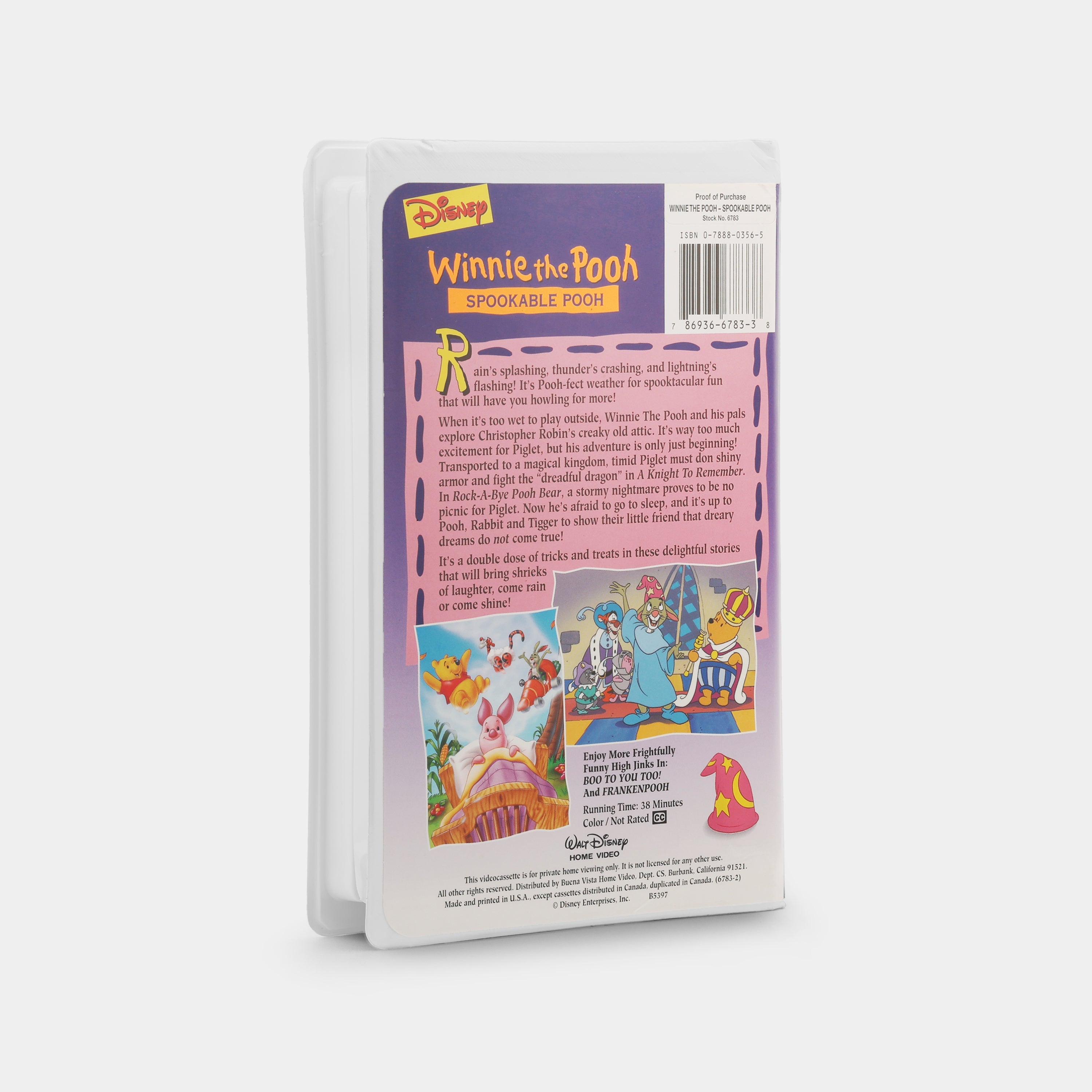 Winnie the Pooh: Spookable Pooh VHS Tape