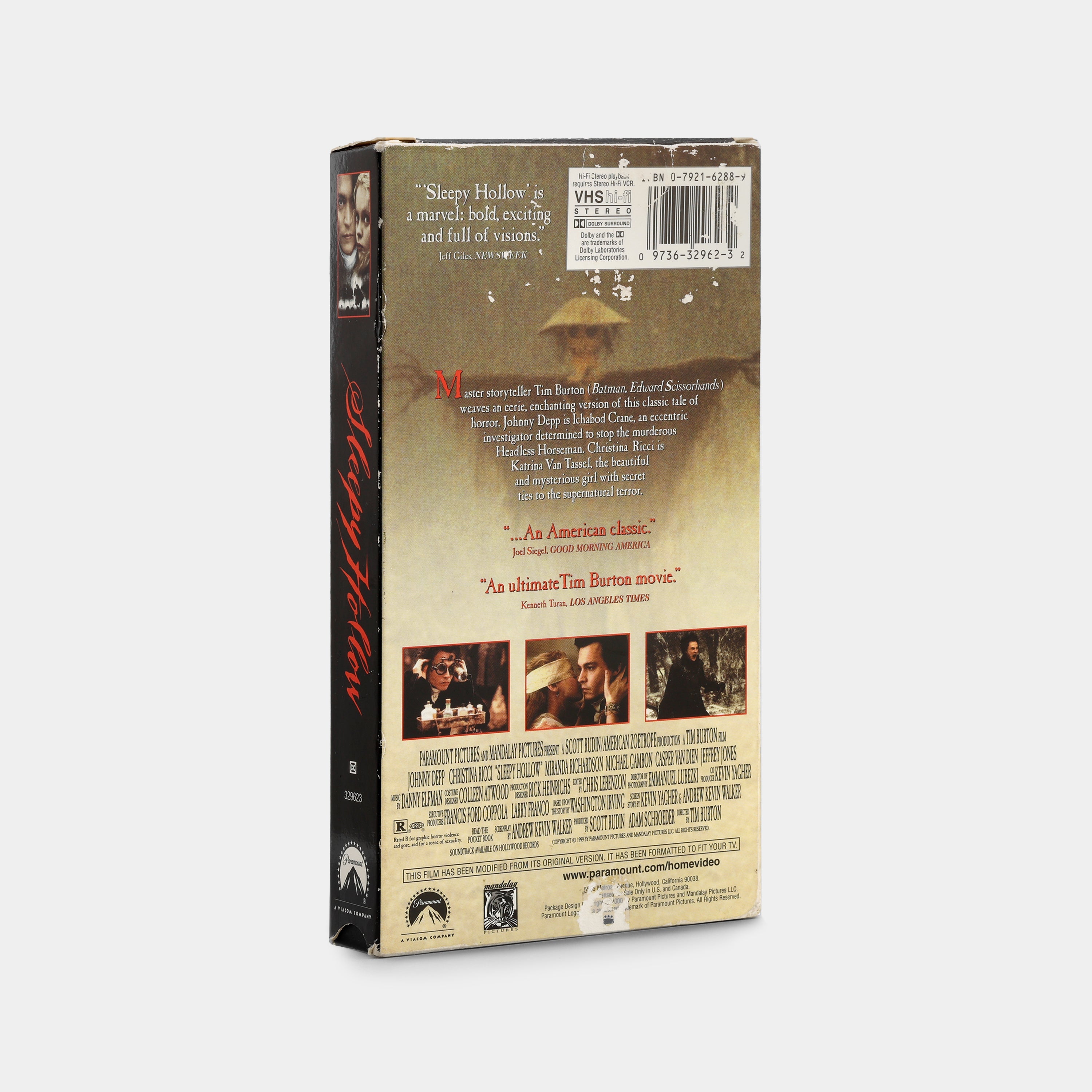 Sleepy Hollow VHS Tape