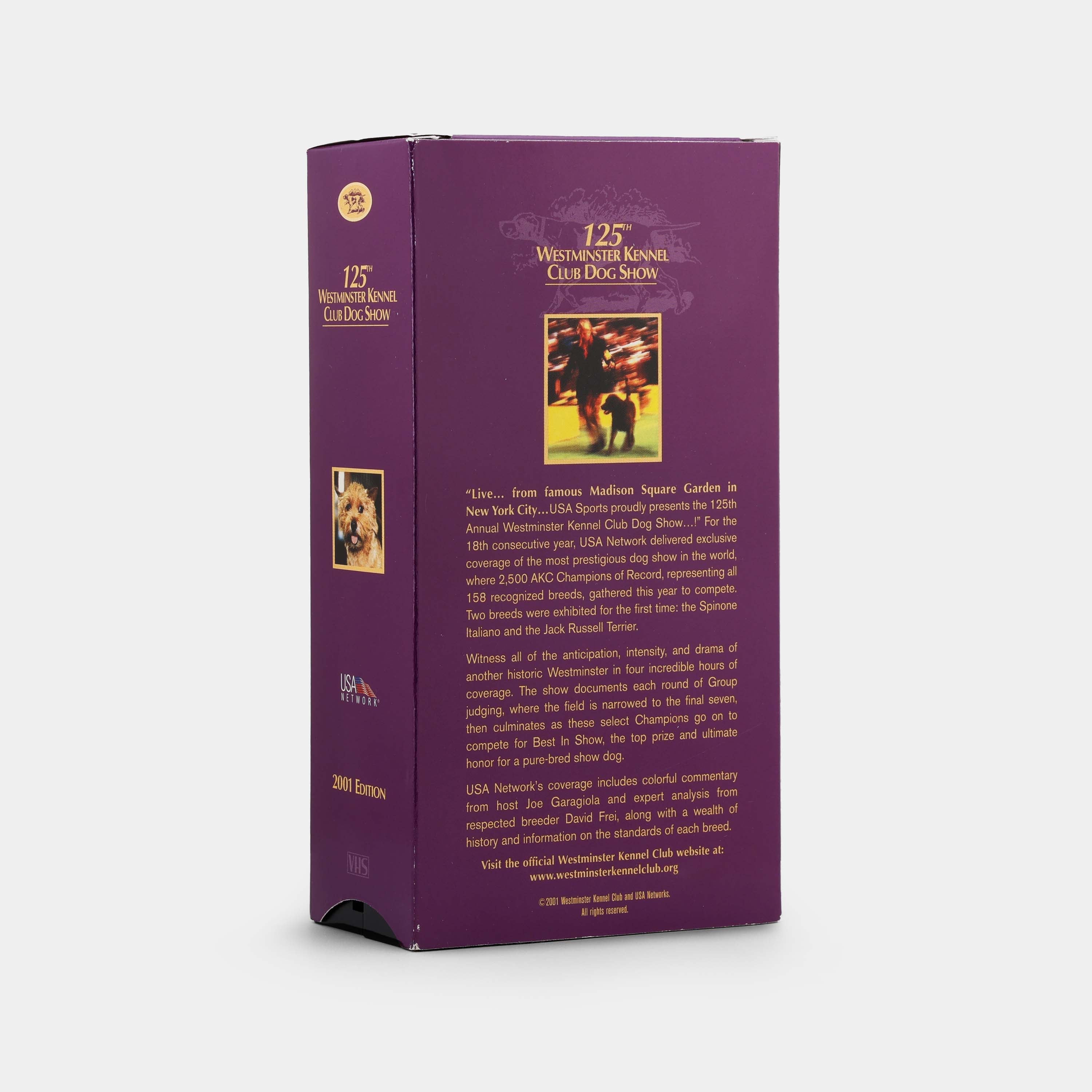 The 125th Westminster Kennel Club Dog Show VHS Tape