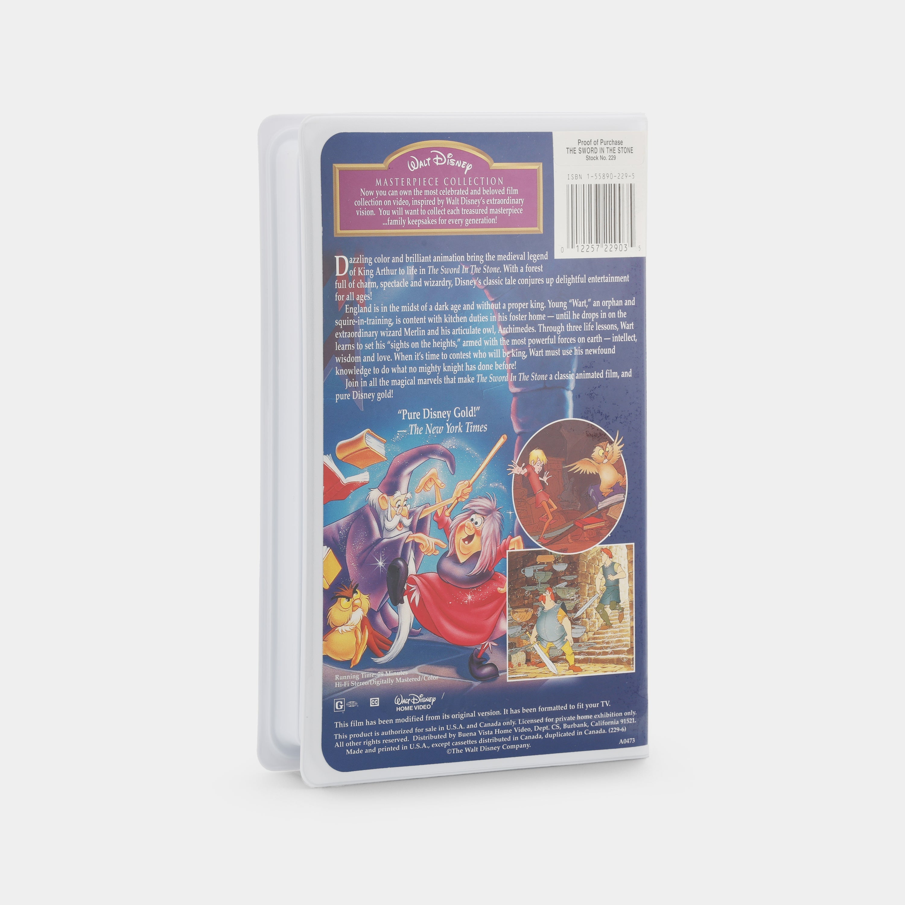 The Sword in the Stone (Masterpiece Collection) VHS Tape