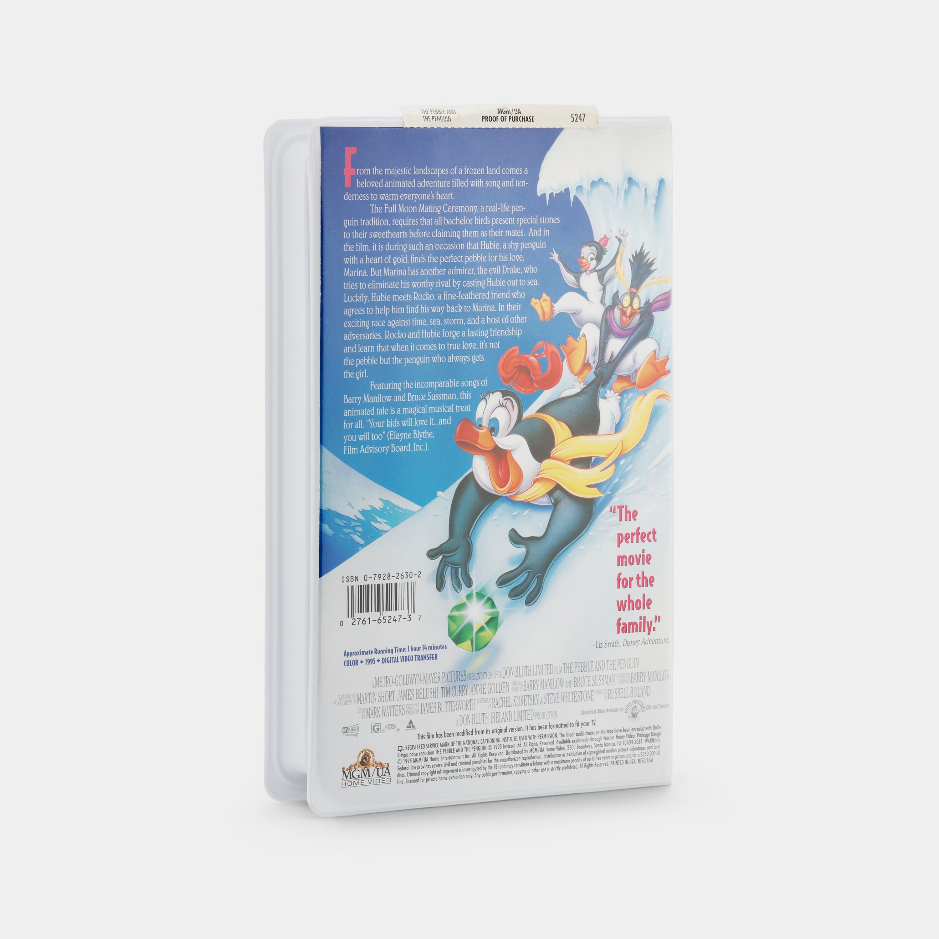 The Pebble and the Penguin VHS Tape