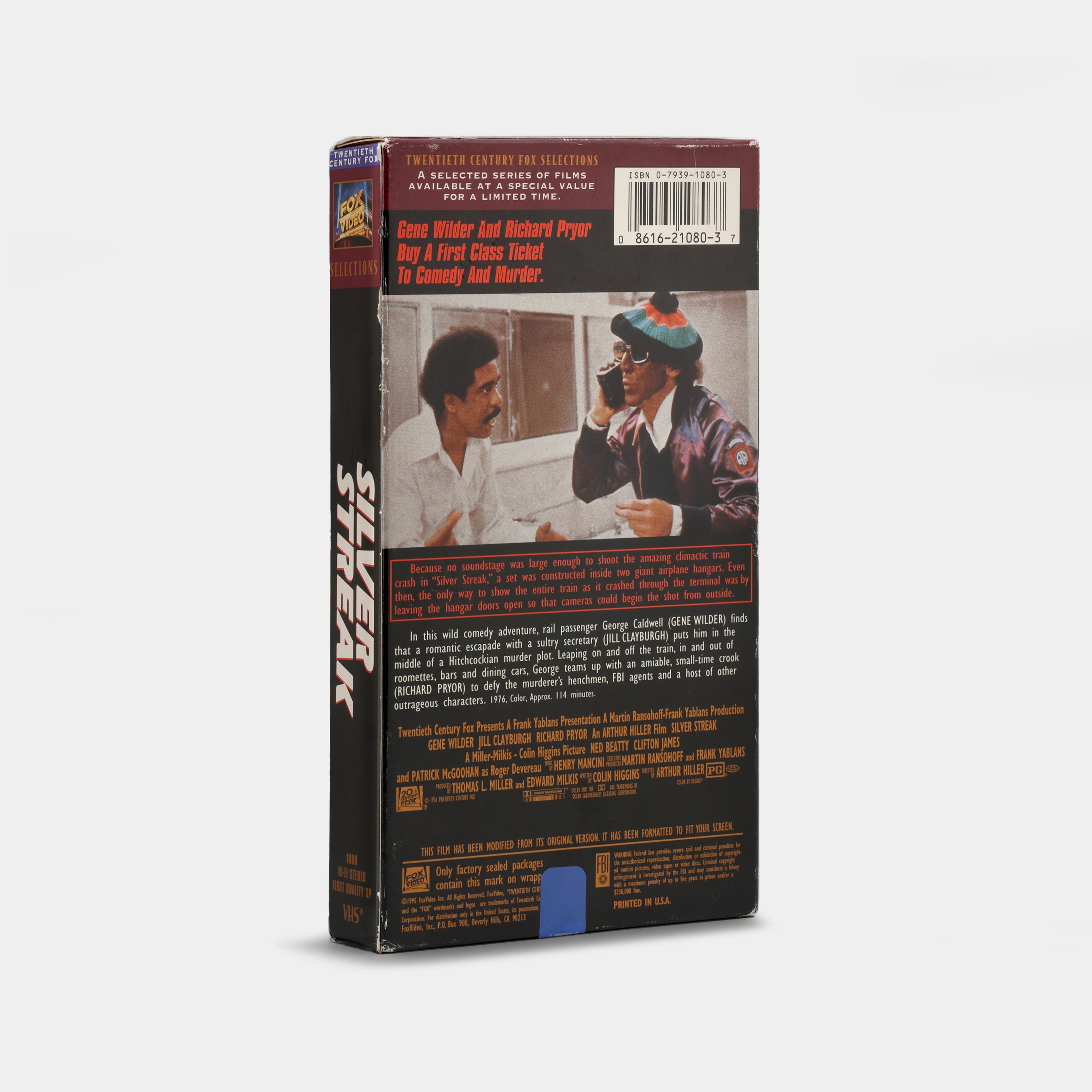Silver Streak VHS Tape