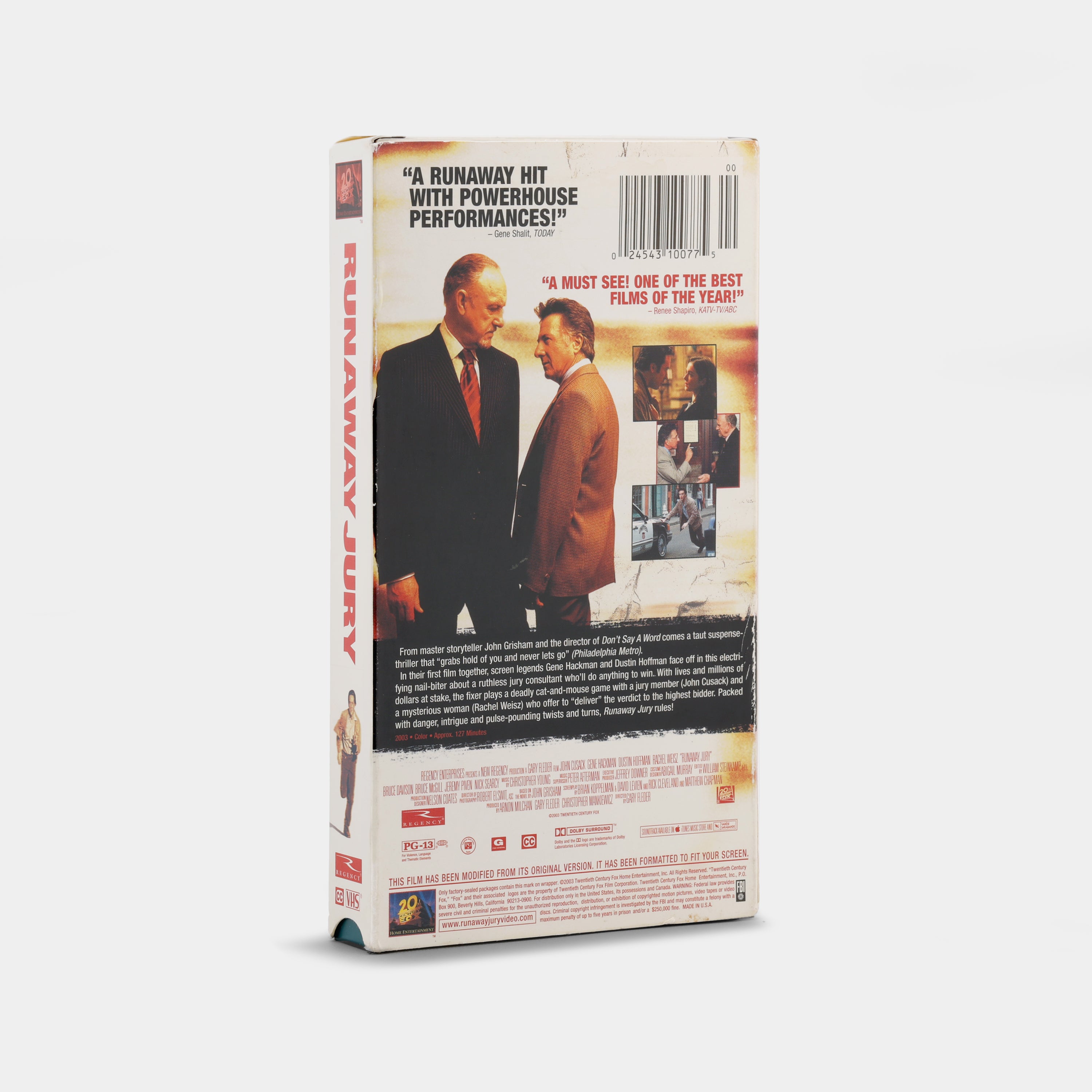 Runaway Jury VHS Tape