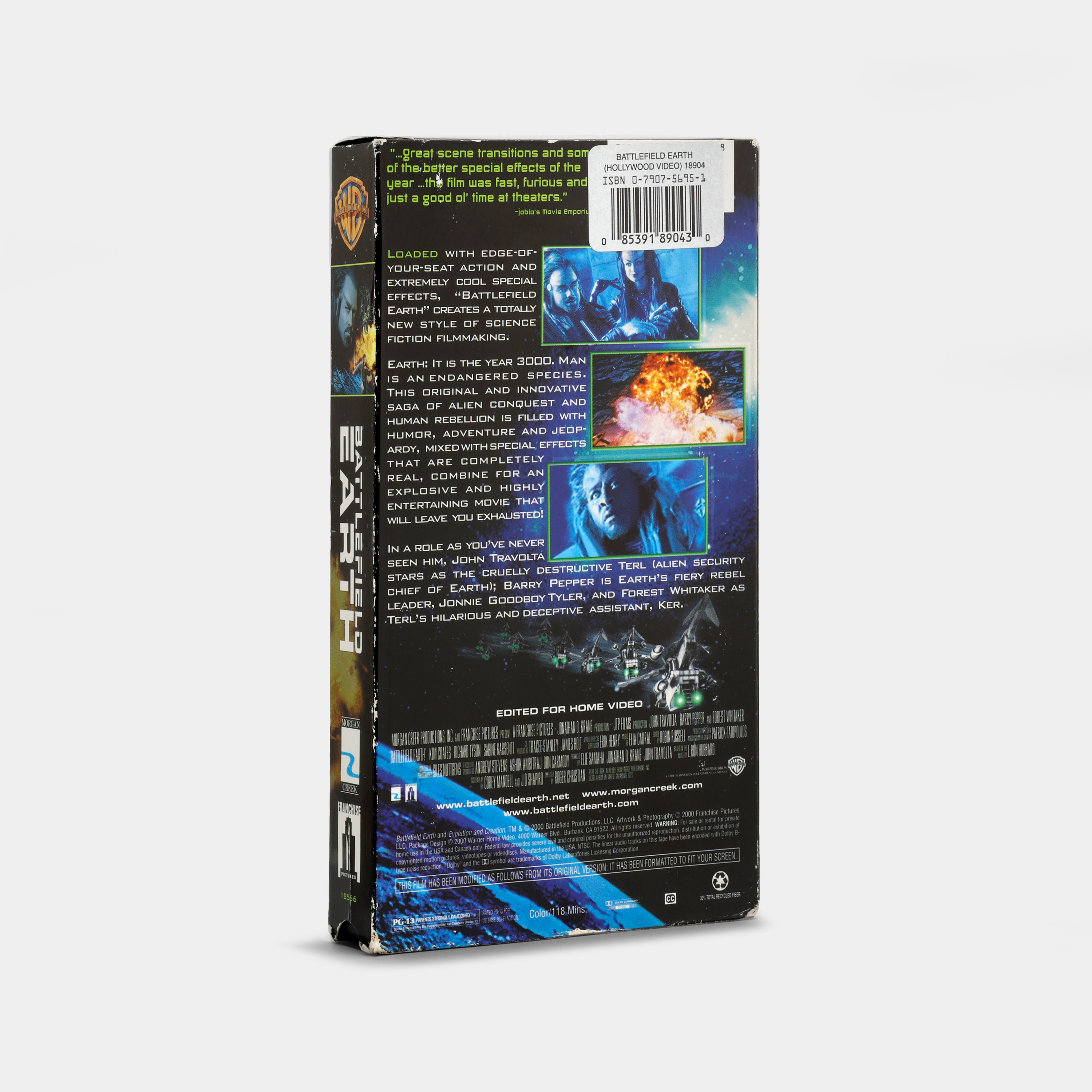 Battlefield Earth VHS Tape