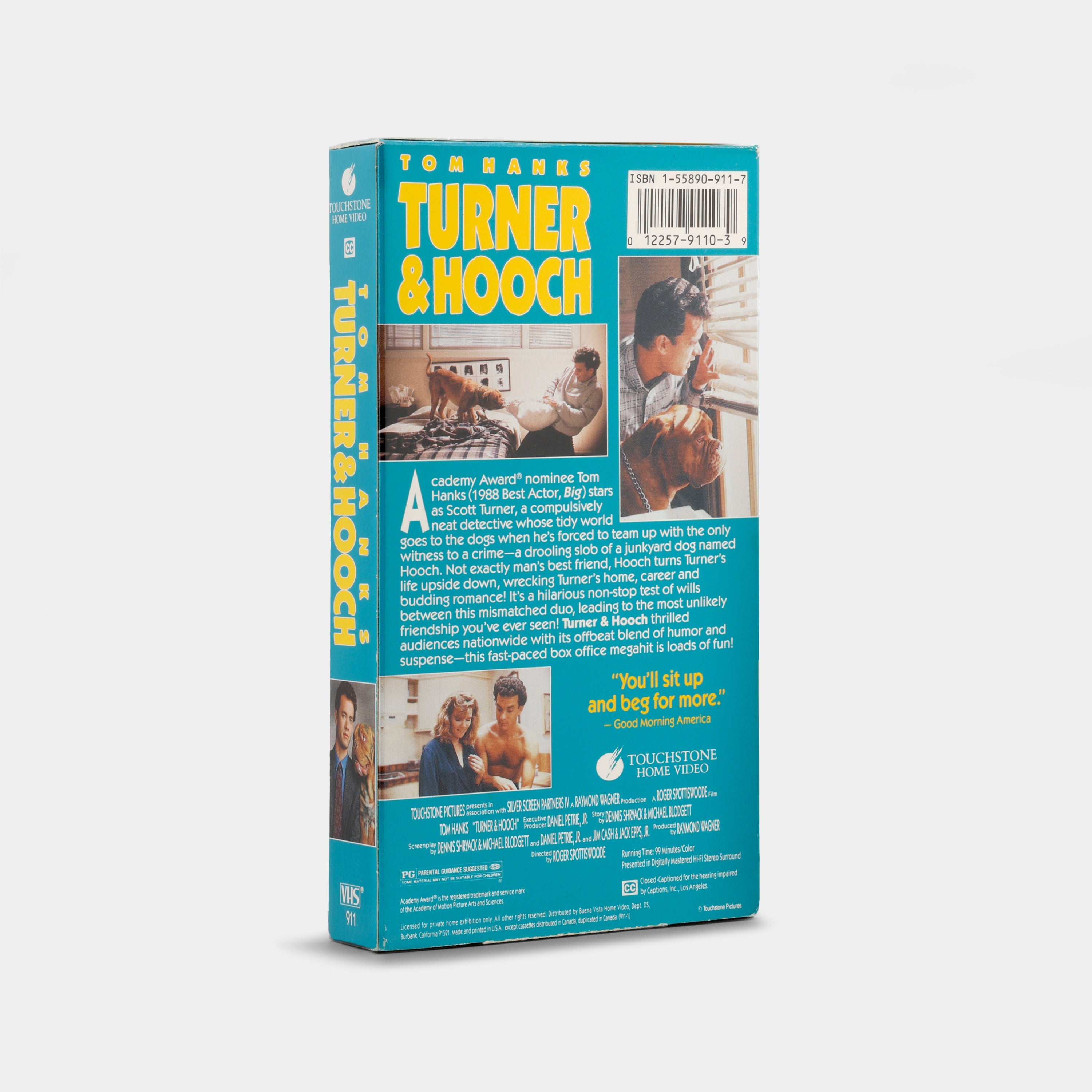 Turner & Hooch VHS Tape