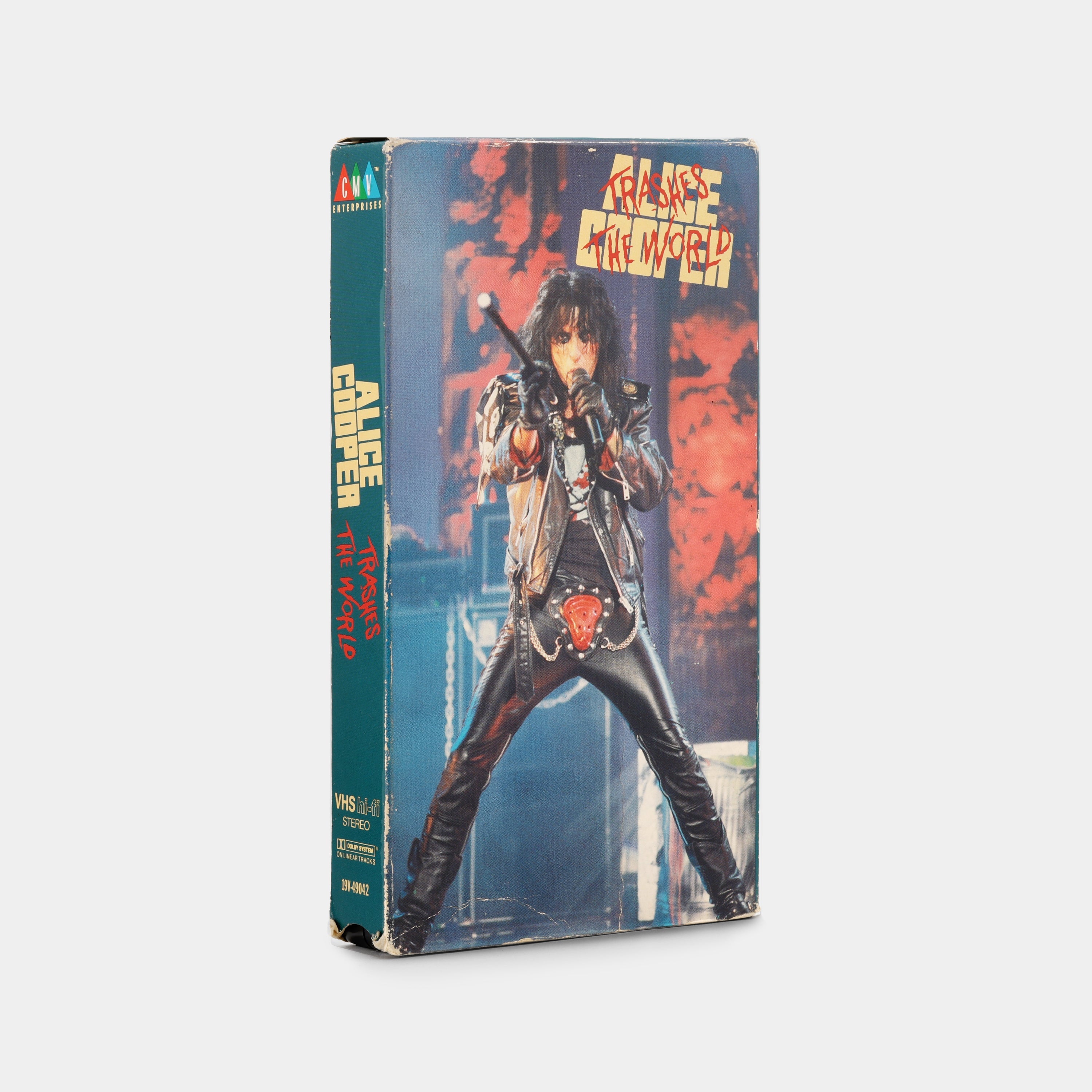 Alice Cooper: Trashes the World VHS Tape