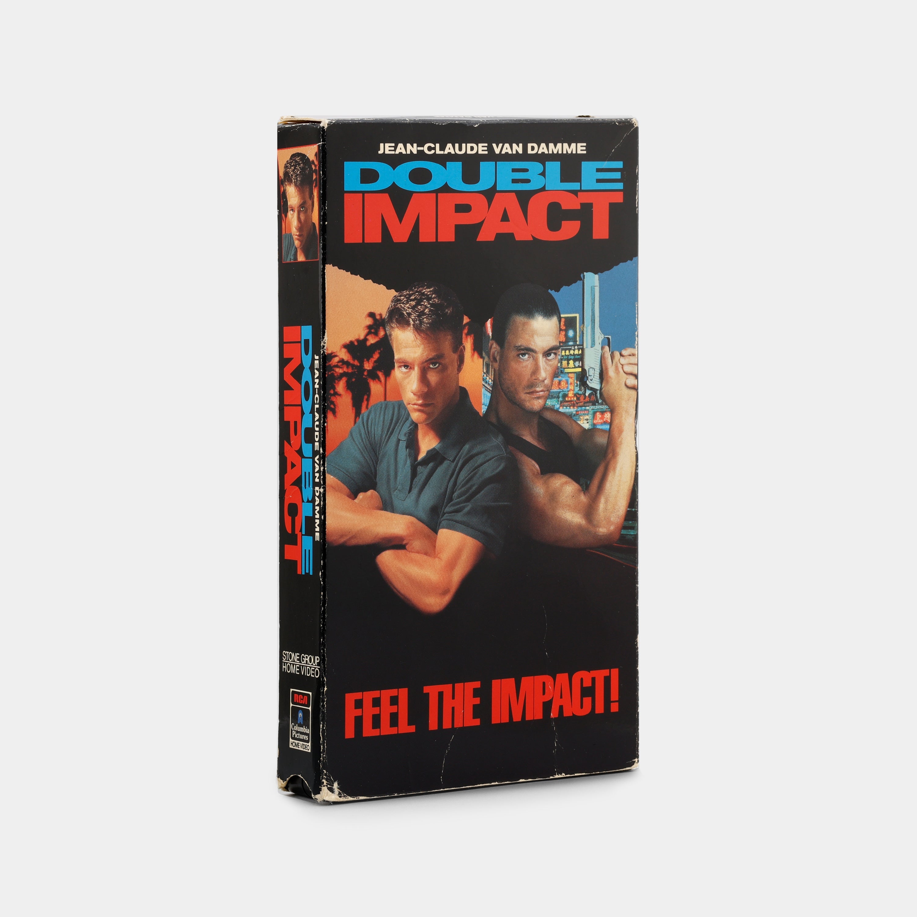 Double Impact VHS Tape