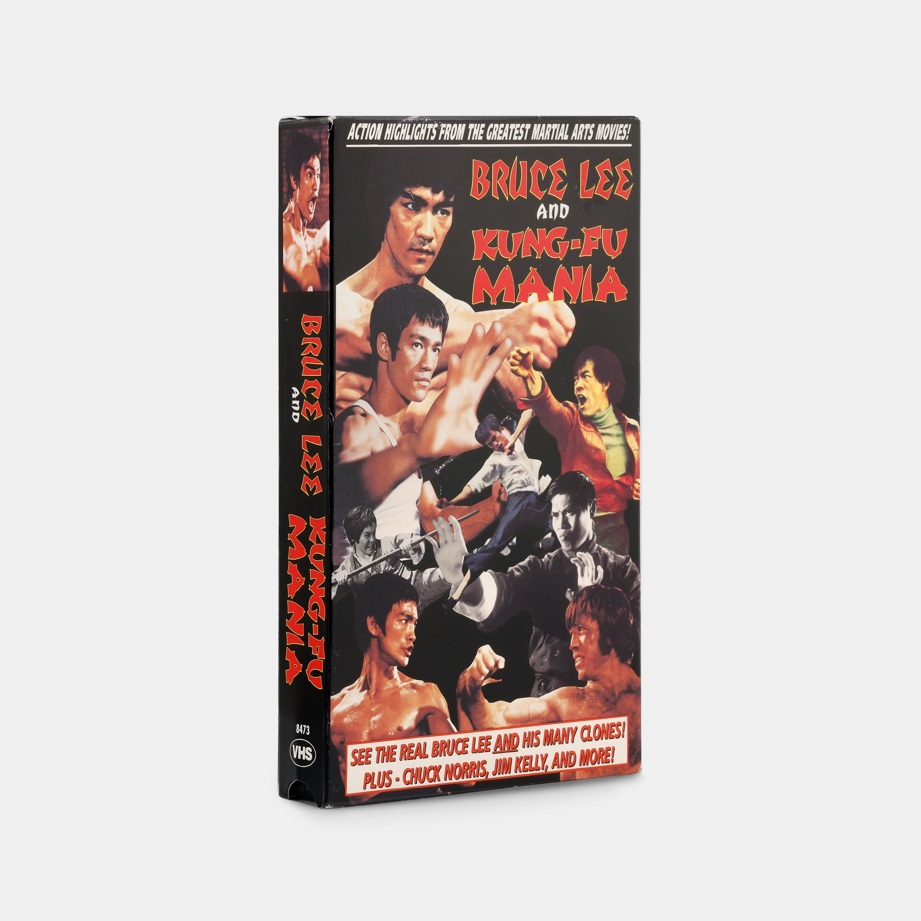 Bruce Lee & Kung Fu Mania VHS Tape